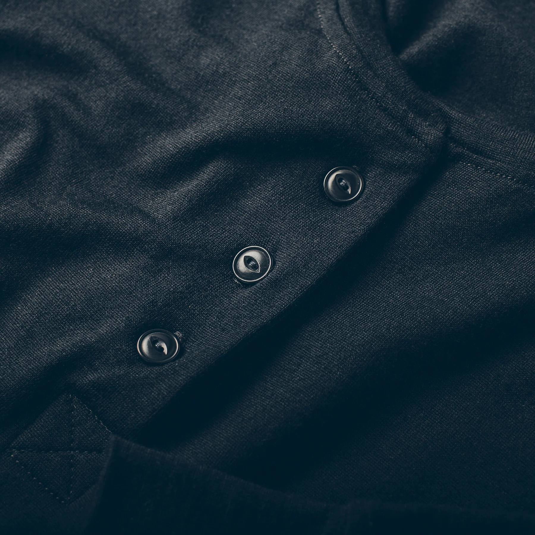The Peyton Henley in Noir Merino - Image 7