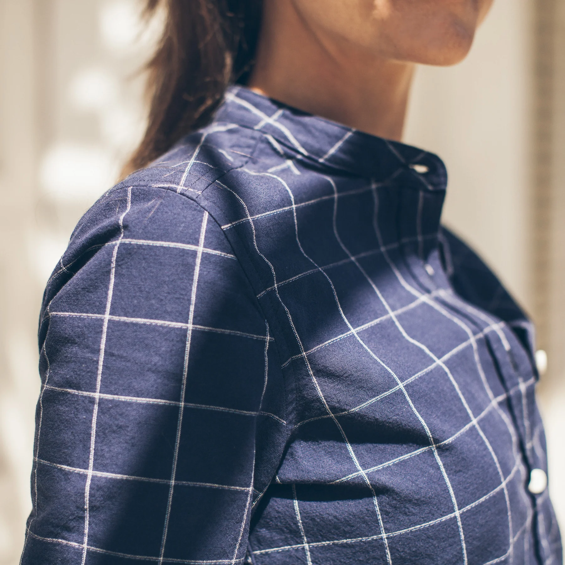 The Piper Shirt in Nautical Plaid - Image 3