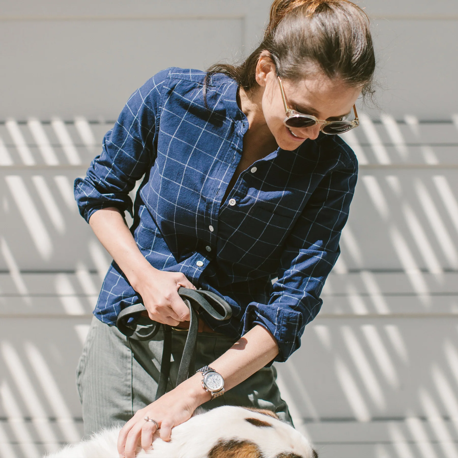 The Piper Shirt in Nautical Plaid - Image 4