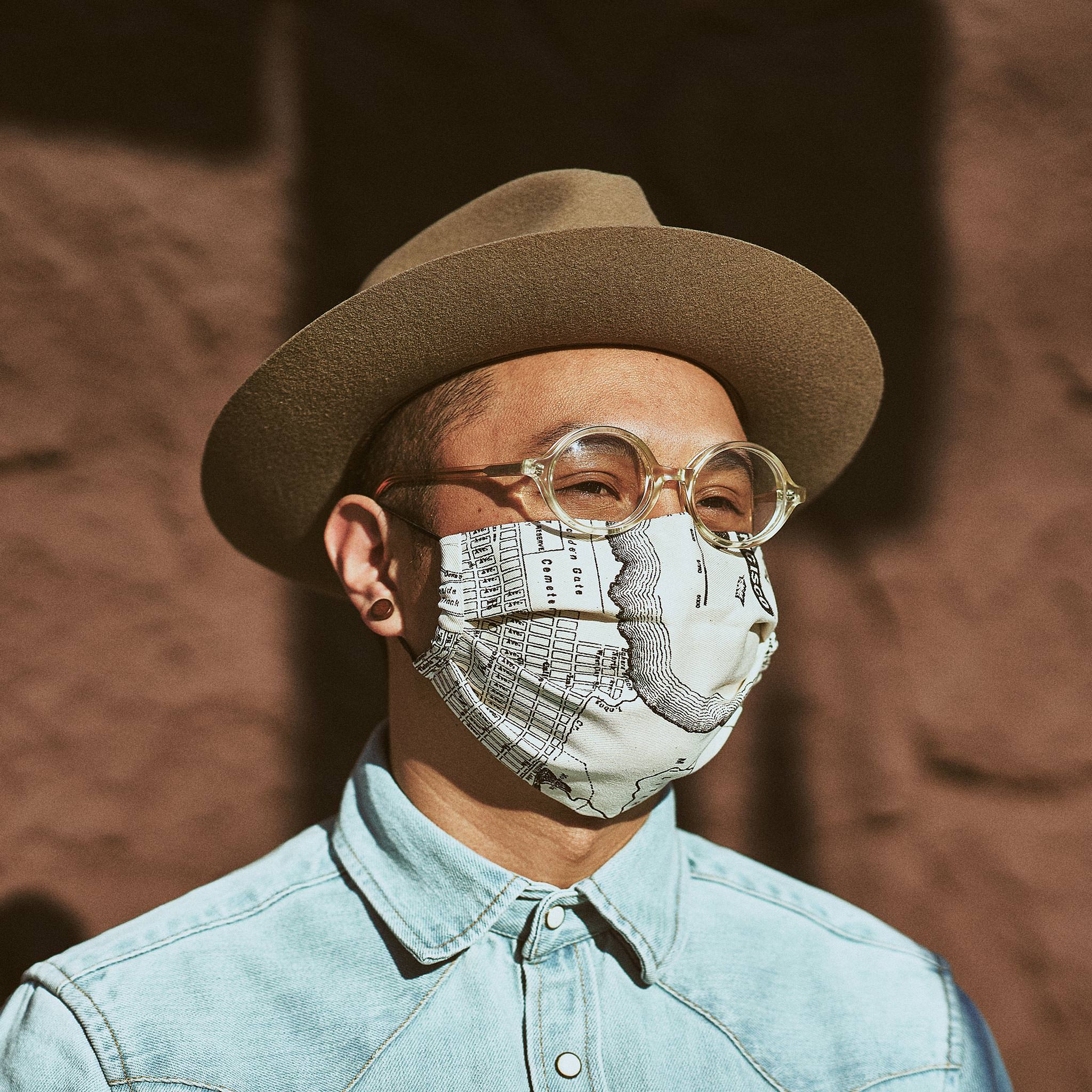 The Pleated Mask in SF Map Print - Image 3