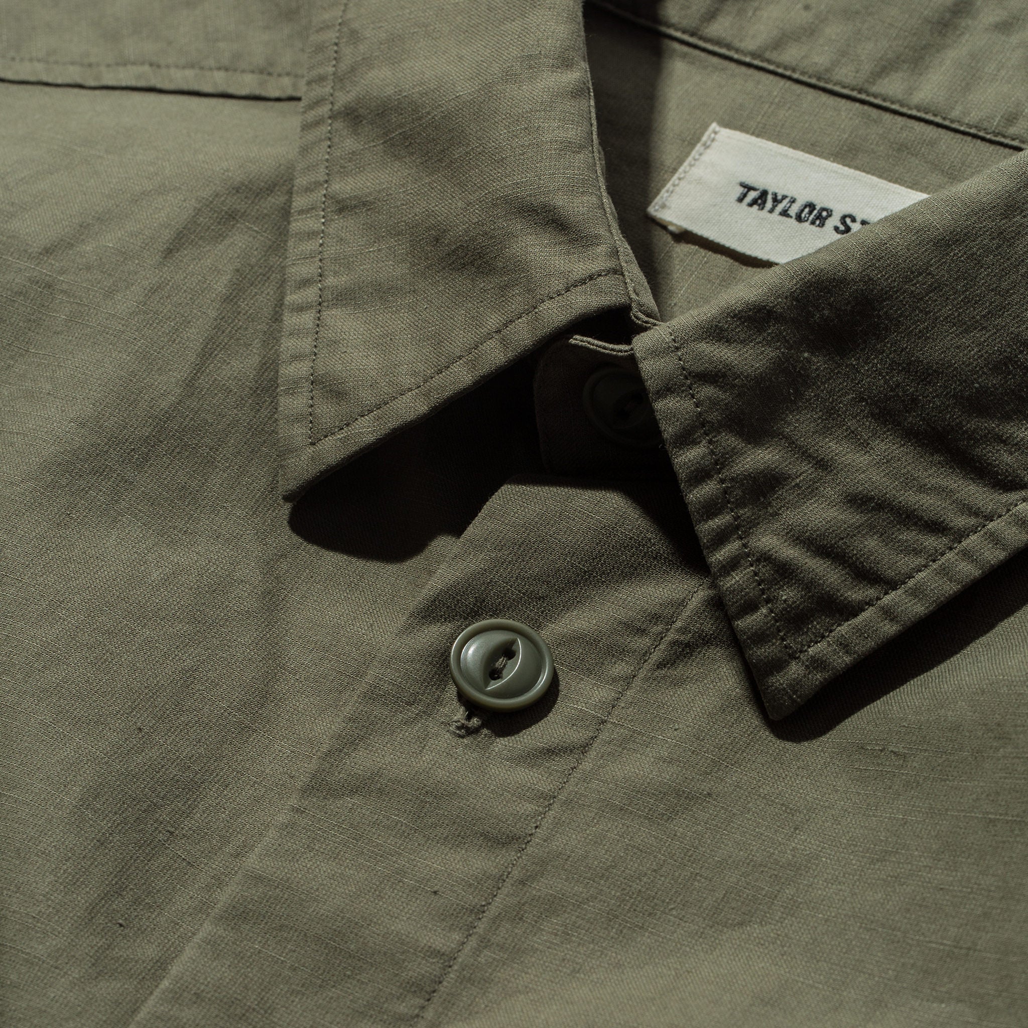 The Point Shirt in Army Hemp - Image 5