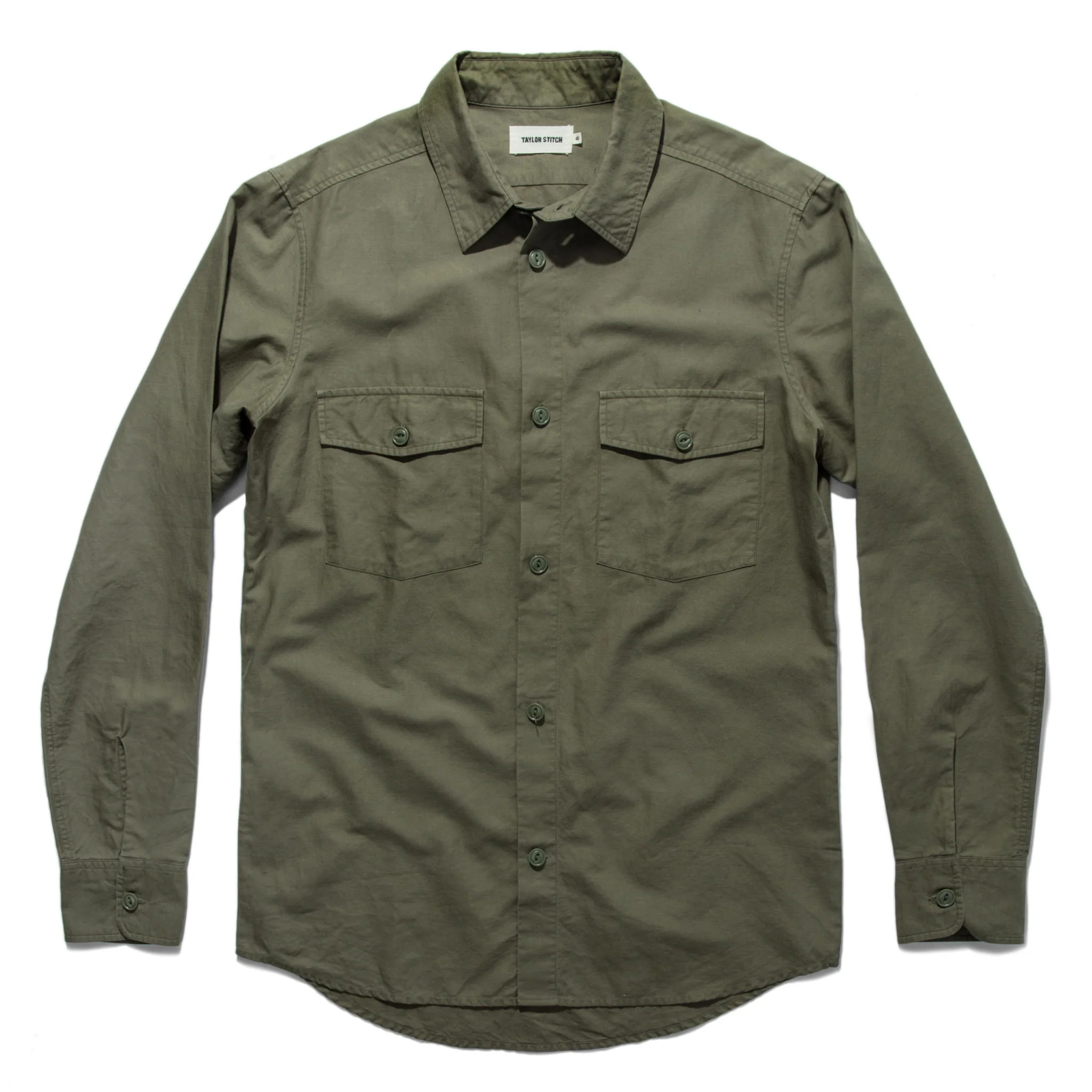 The Point Shirt in Army Hemp - Image 8