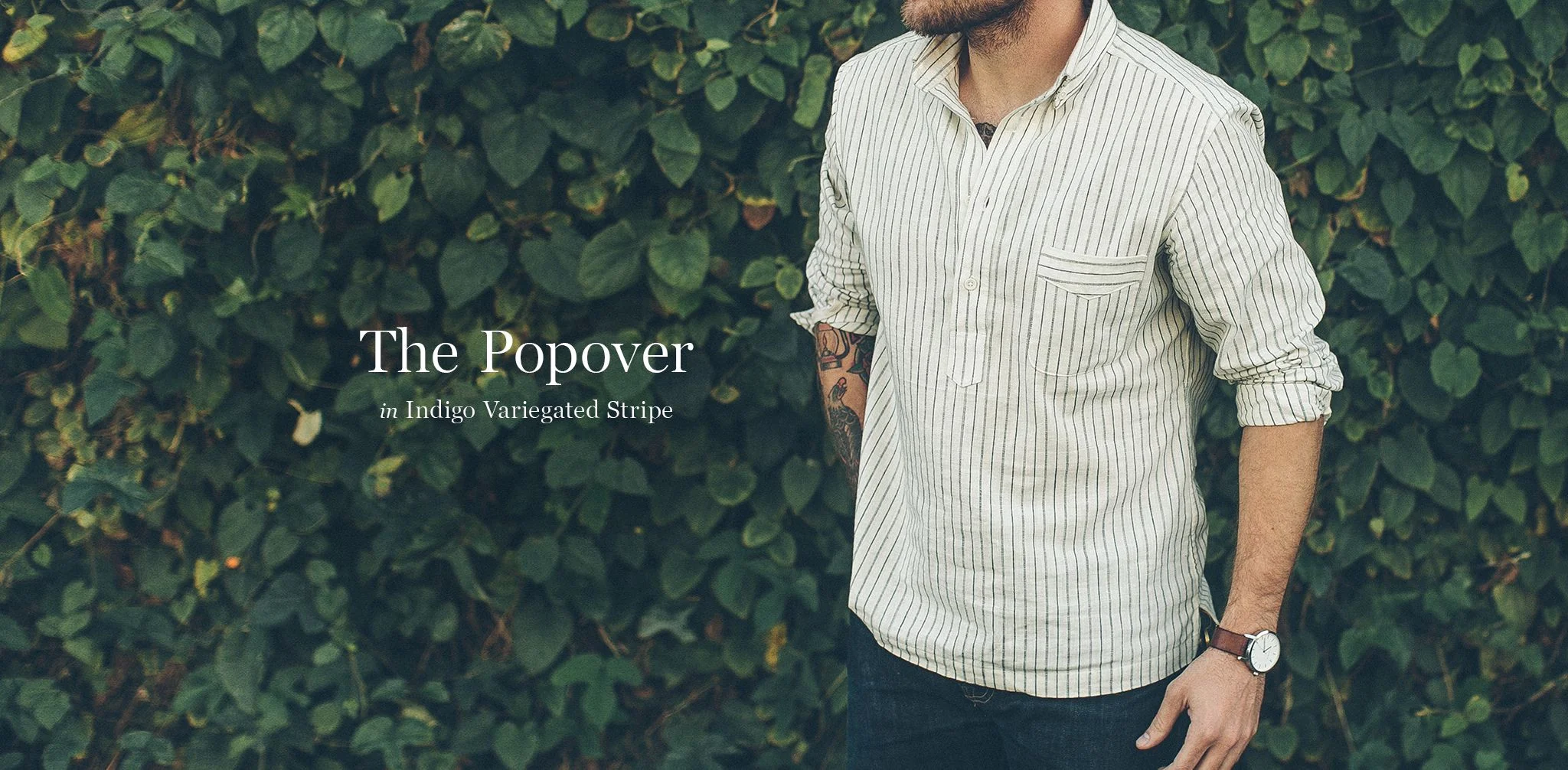 The Popover in Indigo Variegated Stripe - Image 7