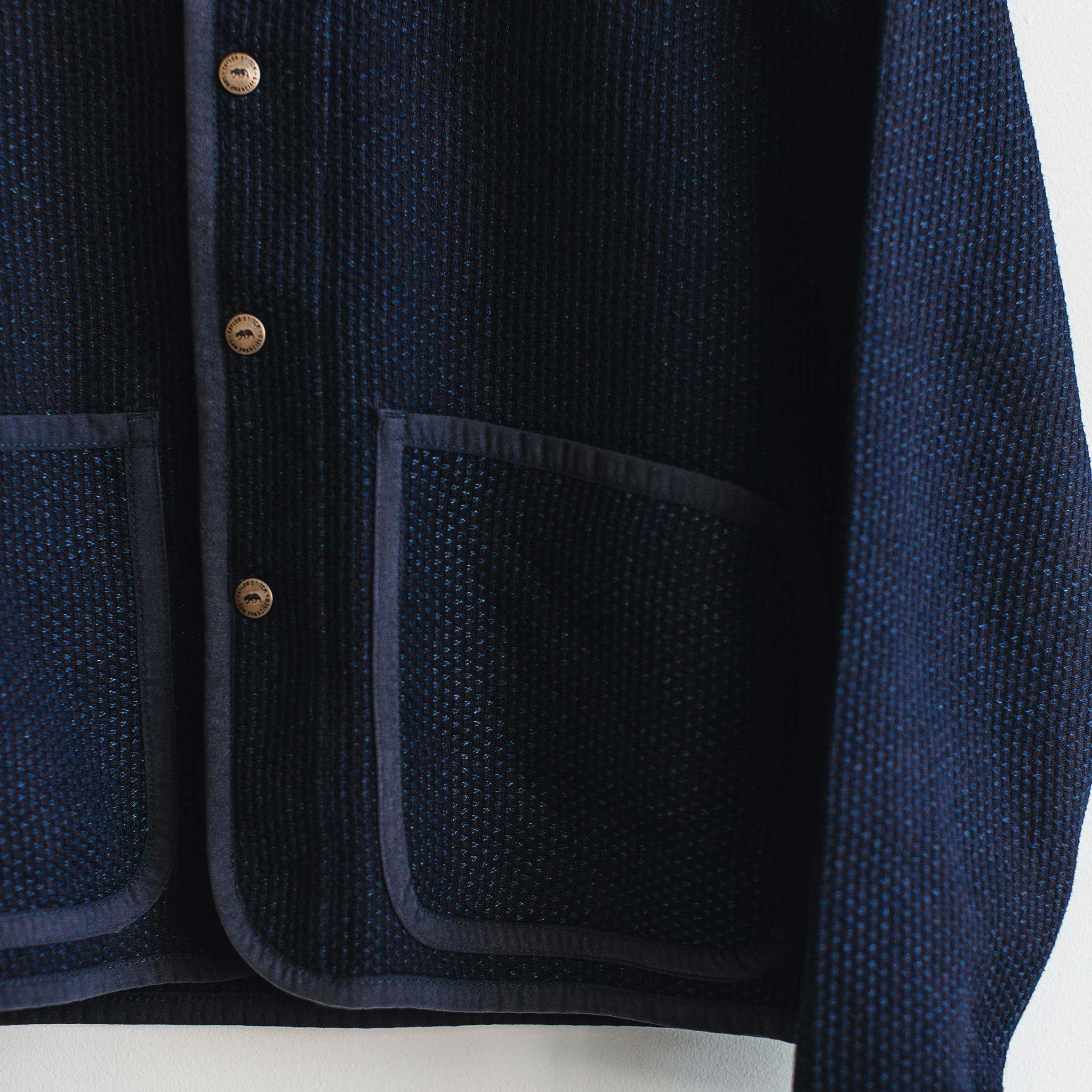 The Port Jacket in Indigo Sashiko - Image 9