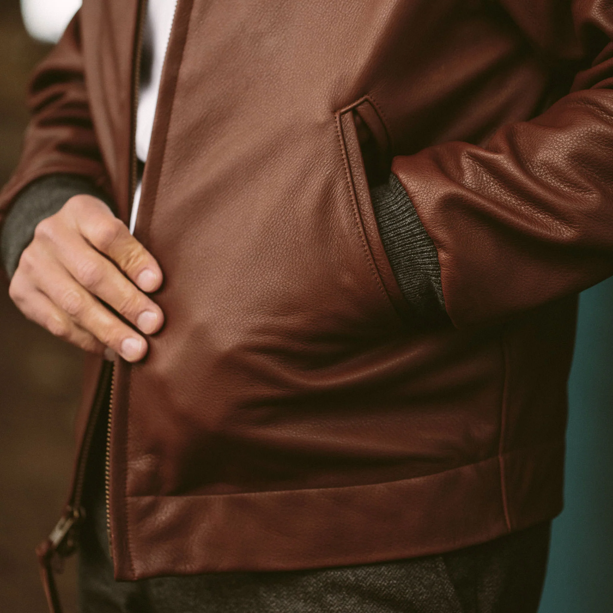 The Presidio Jacket in Cognac - Image 6