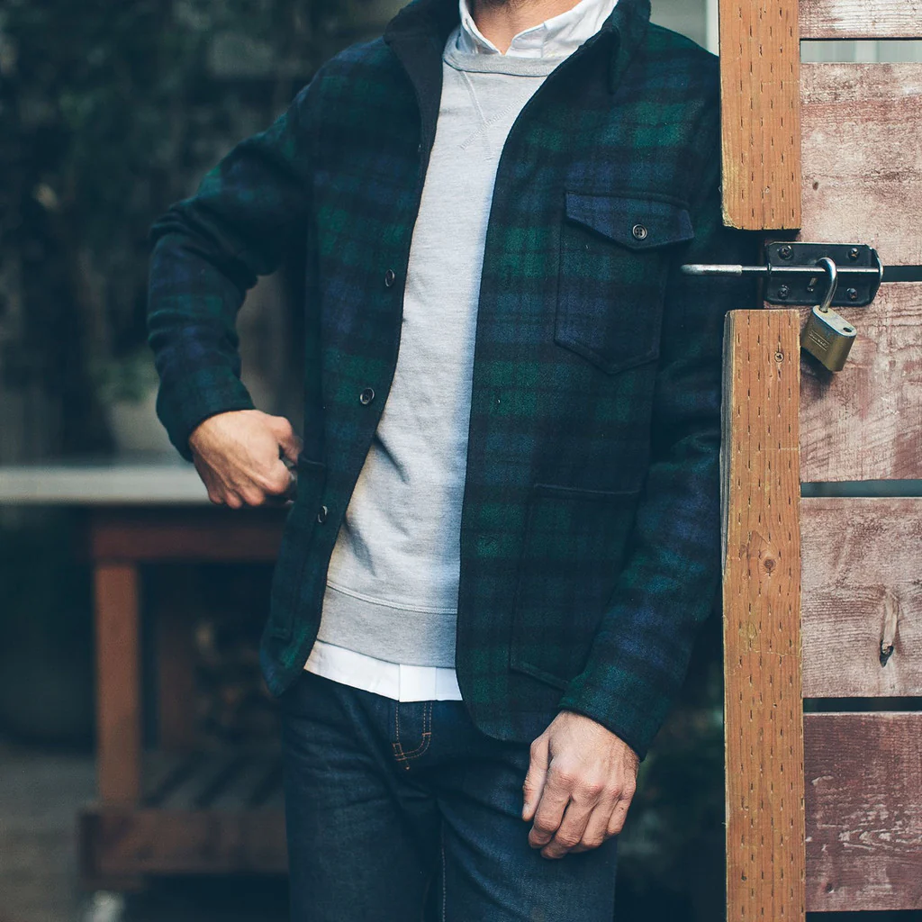 The Project Jacket in Blackwatch Pendleton Wool - Image 2