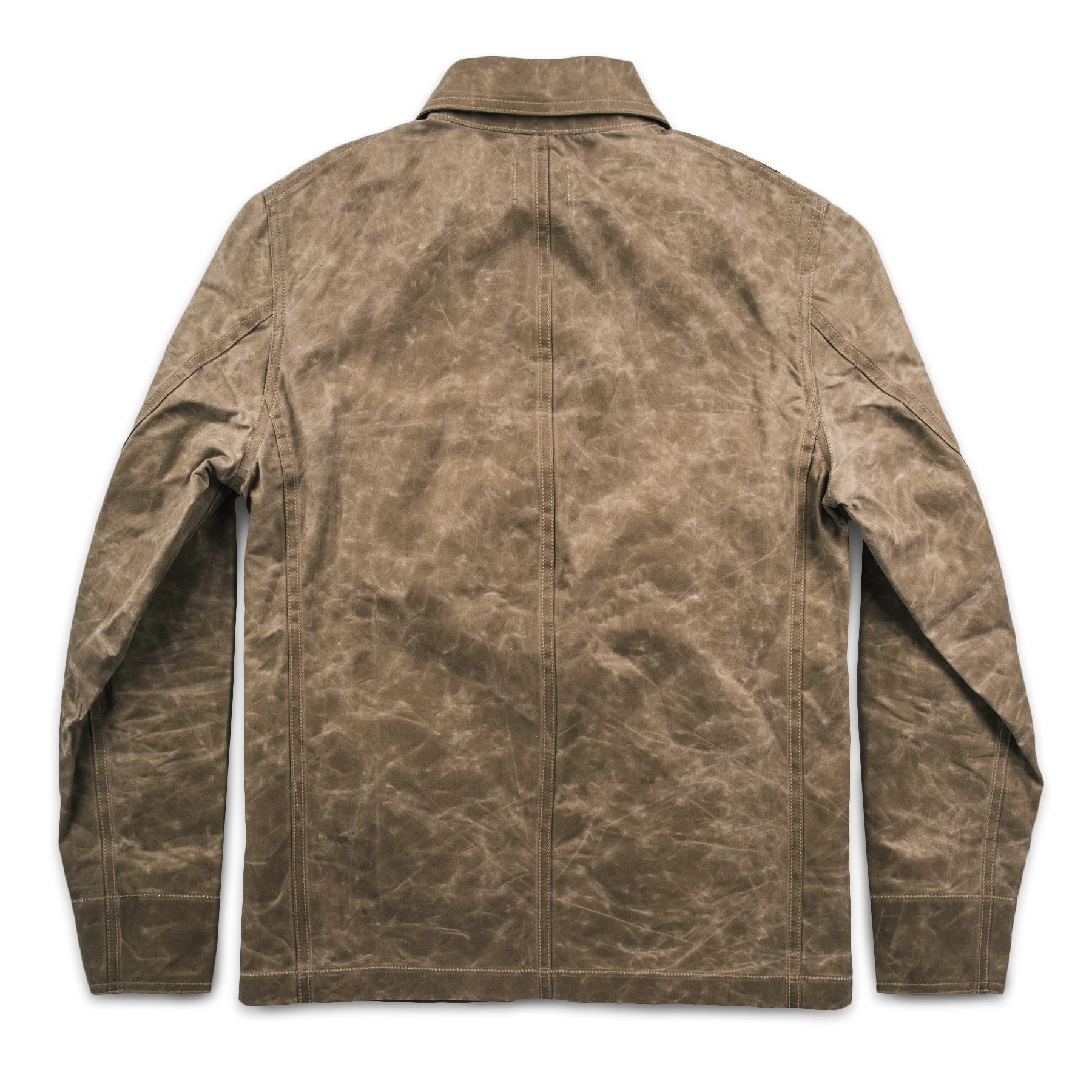 The Project Jacket in Field Tan Beeswaxed Canvas - Image 9