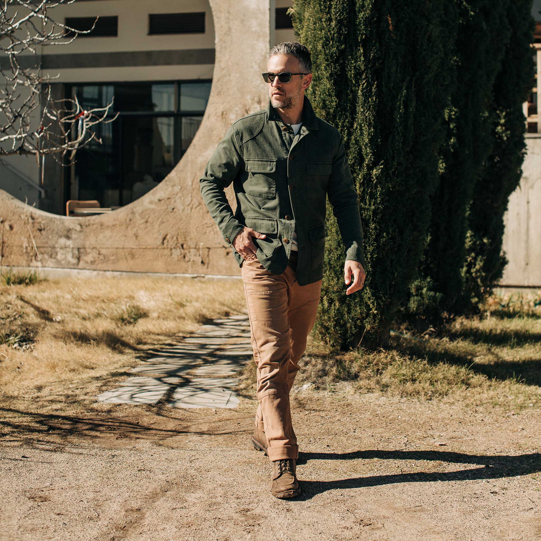 The Project Jacket in Olive Boss Duck - Image 5