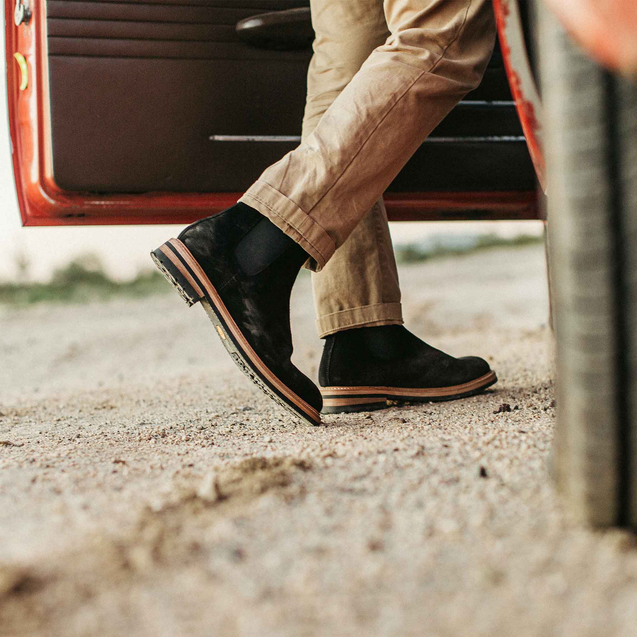 The Ranch Boot in Coal Weatherproof Suede - Image 3