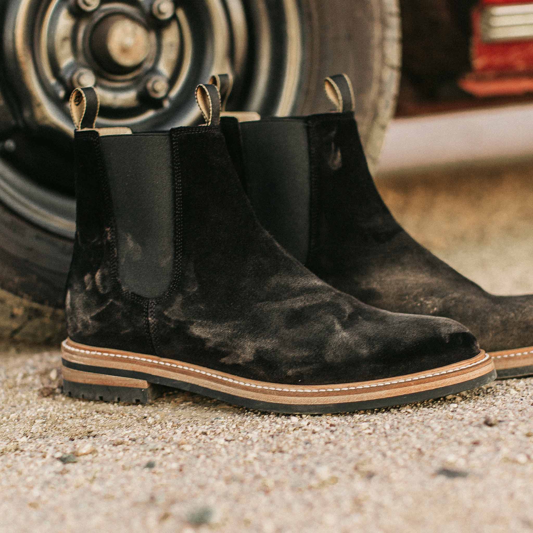 The Ranch Boot in Coal Weatherproof Suede - Image 5