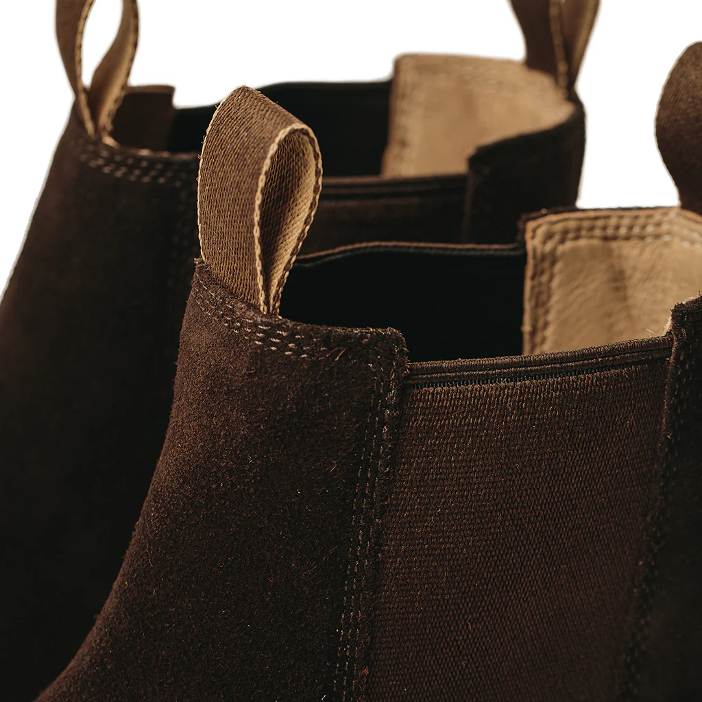 The Ranch Boot in Weatherproof Chocolate Suede - Image 15