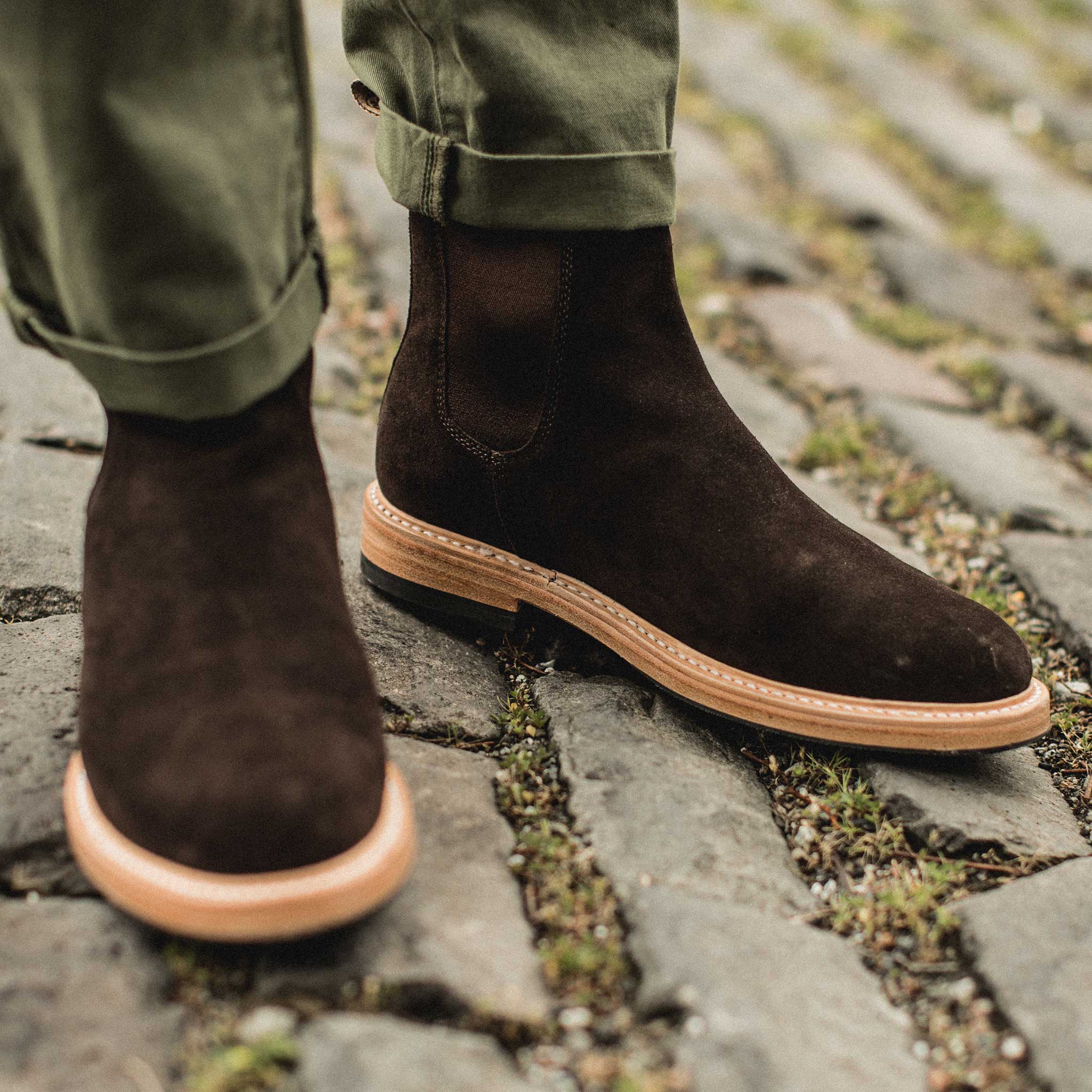 The Ranch Boot in Weatherproof Chocolate Suede - Image 9