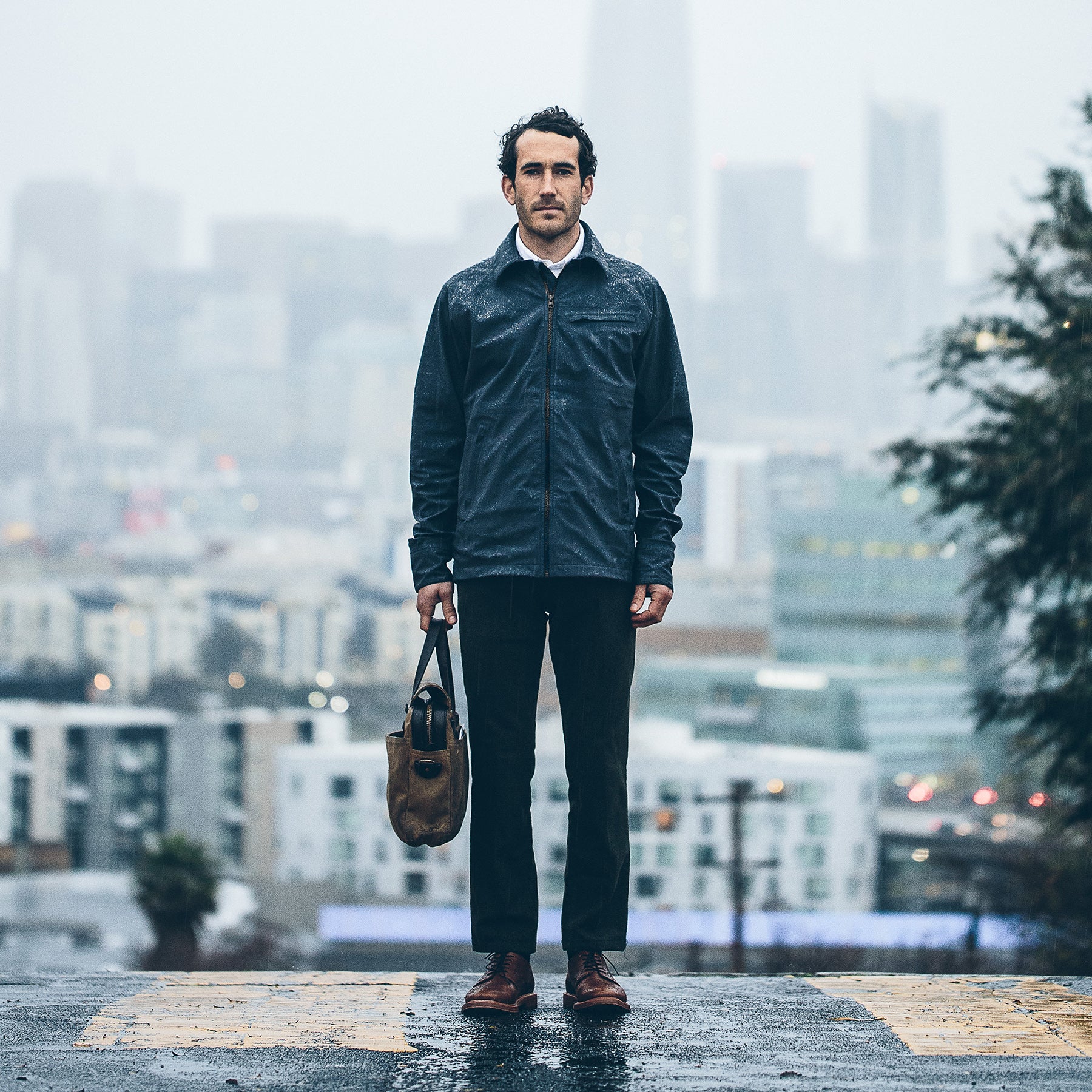 The Reyes Jacket in Dark Slate - Image 4