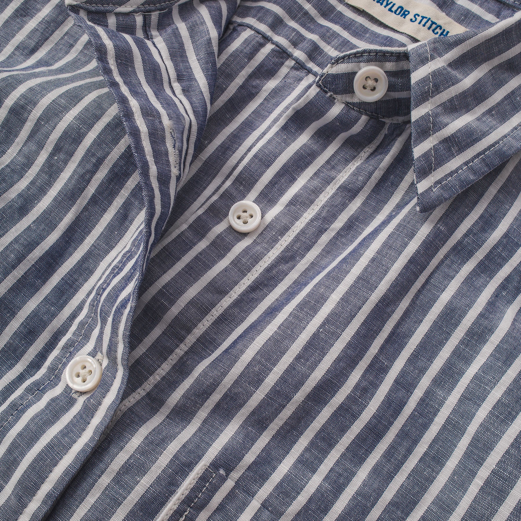 The Riley Dress in Indigo Stripe - Image 6