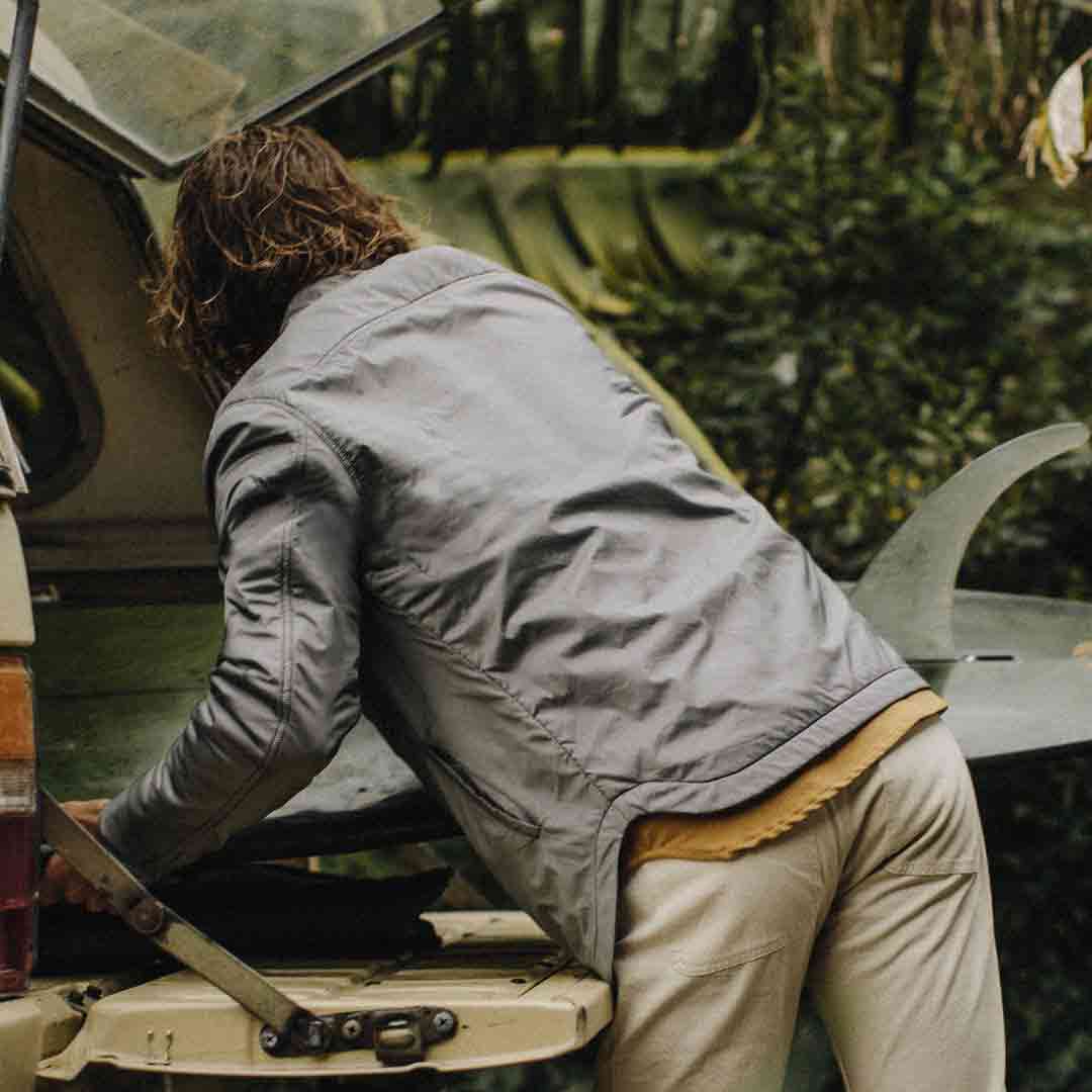 The Bushland Shirt Jacket in Ash Ripstop - Image 3