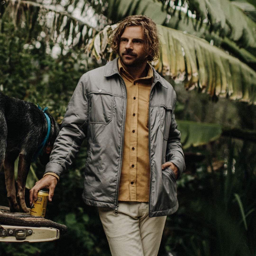 The Bushland Shirt Jacket in Ash Ripstop - Image 4