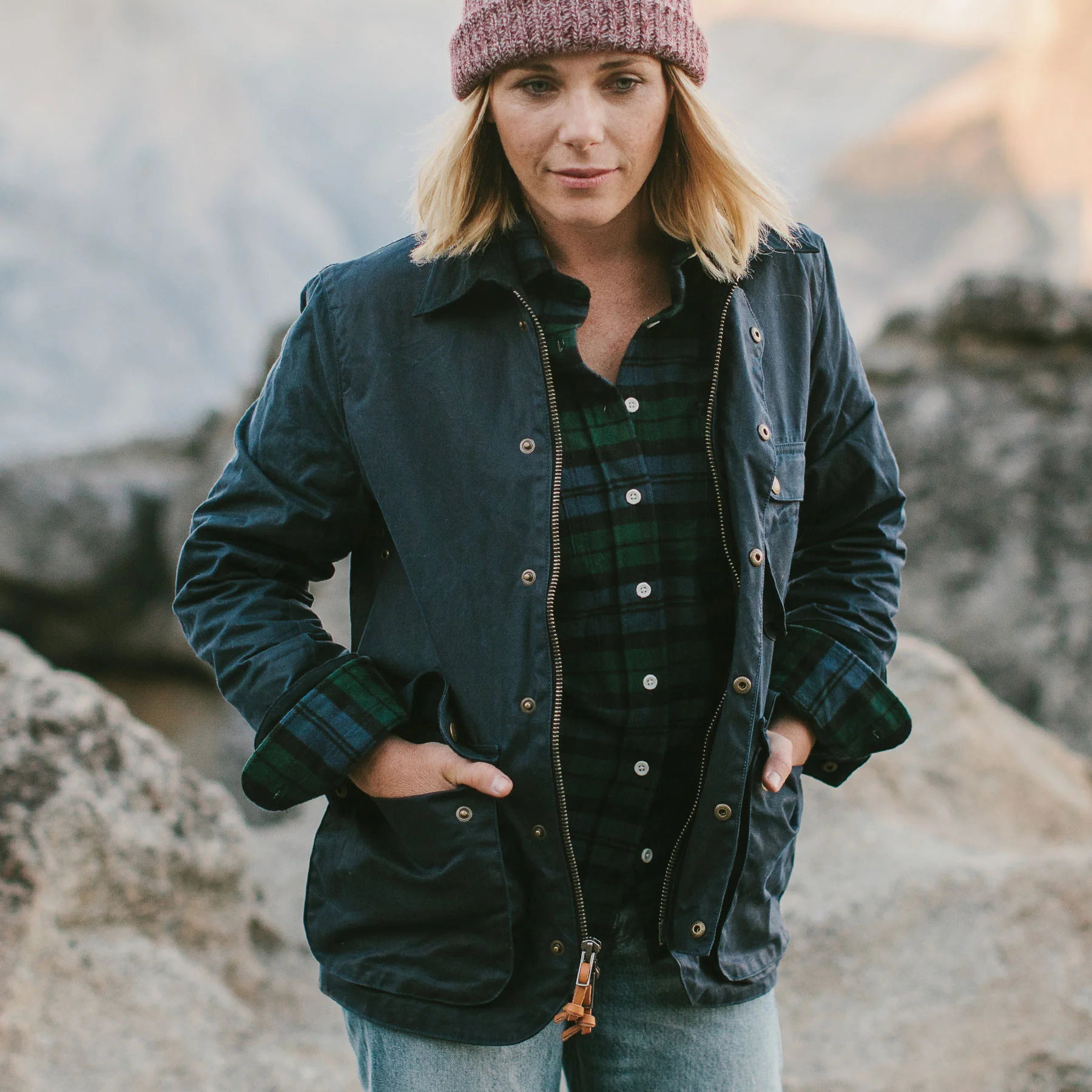 The Field Jacket in Navy - Image 2