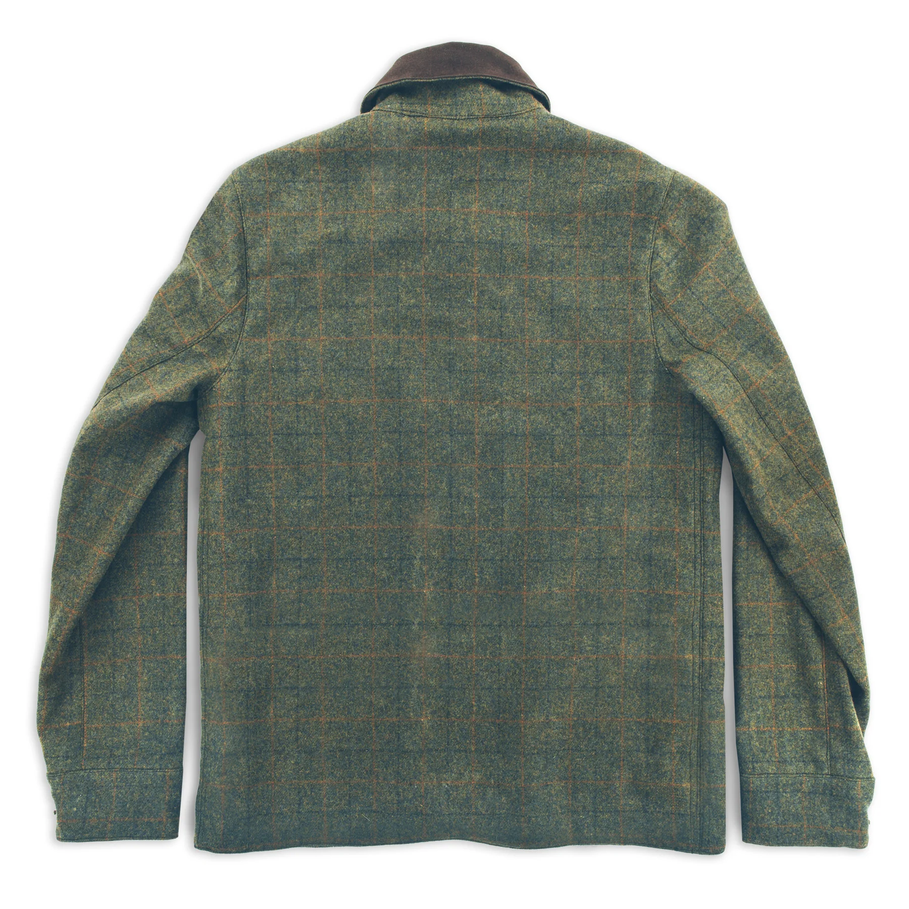 The Rover Jacket in Olive Plaid Waxed Wool - Image 4