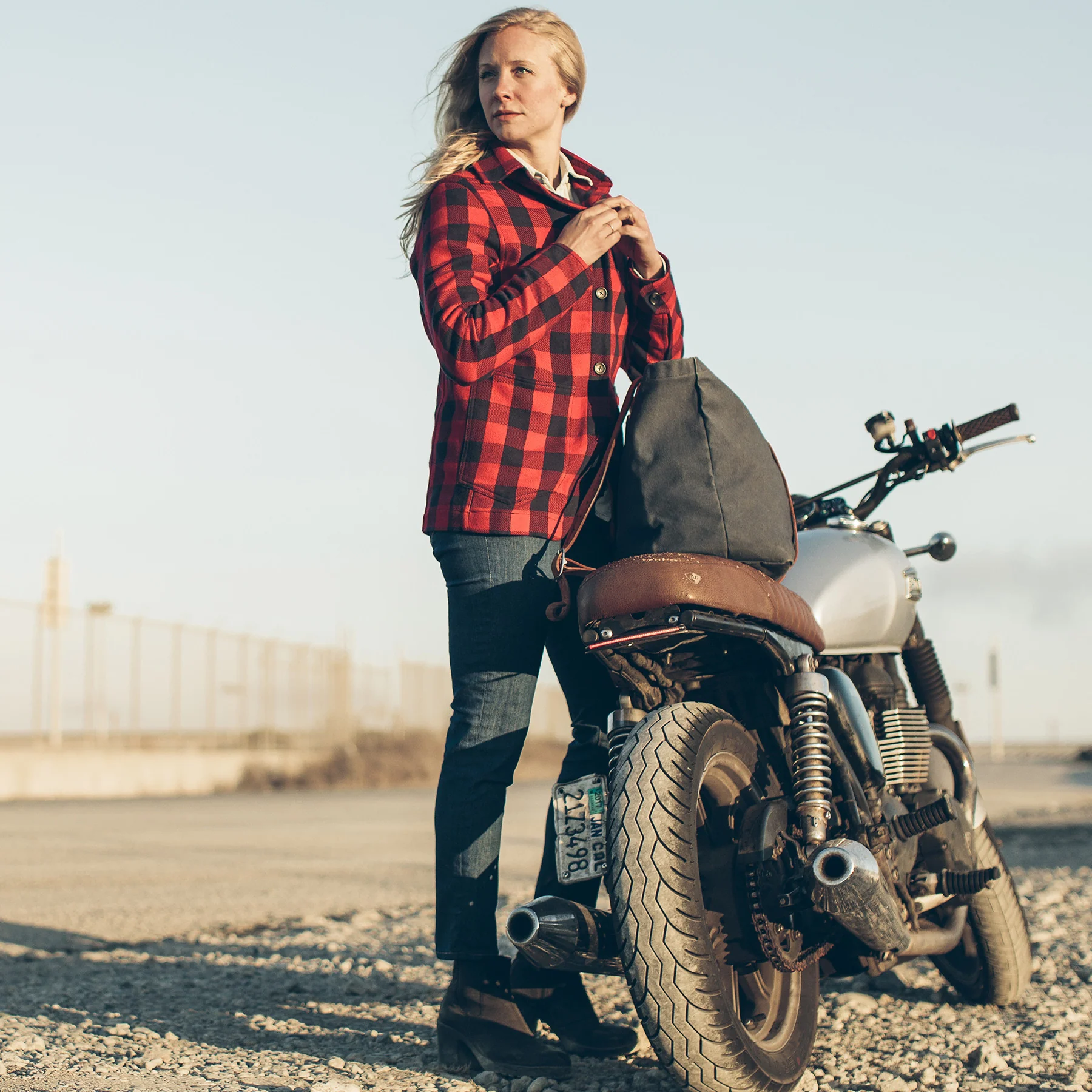 The Ryder Jacket in Red Buffalo Plaid - Image 2