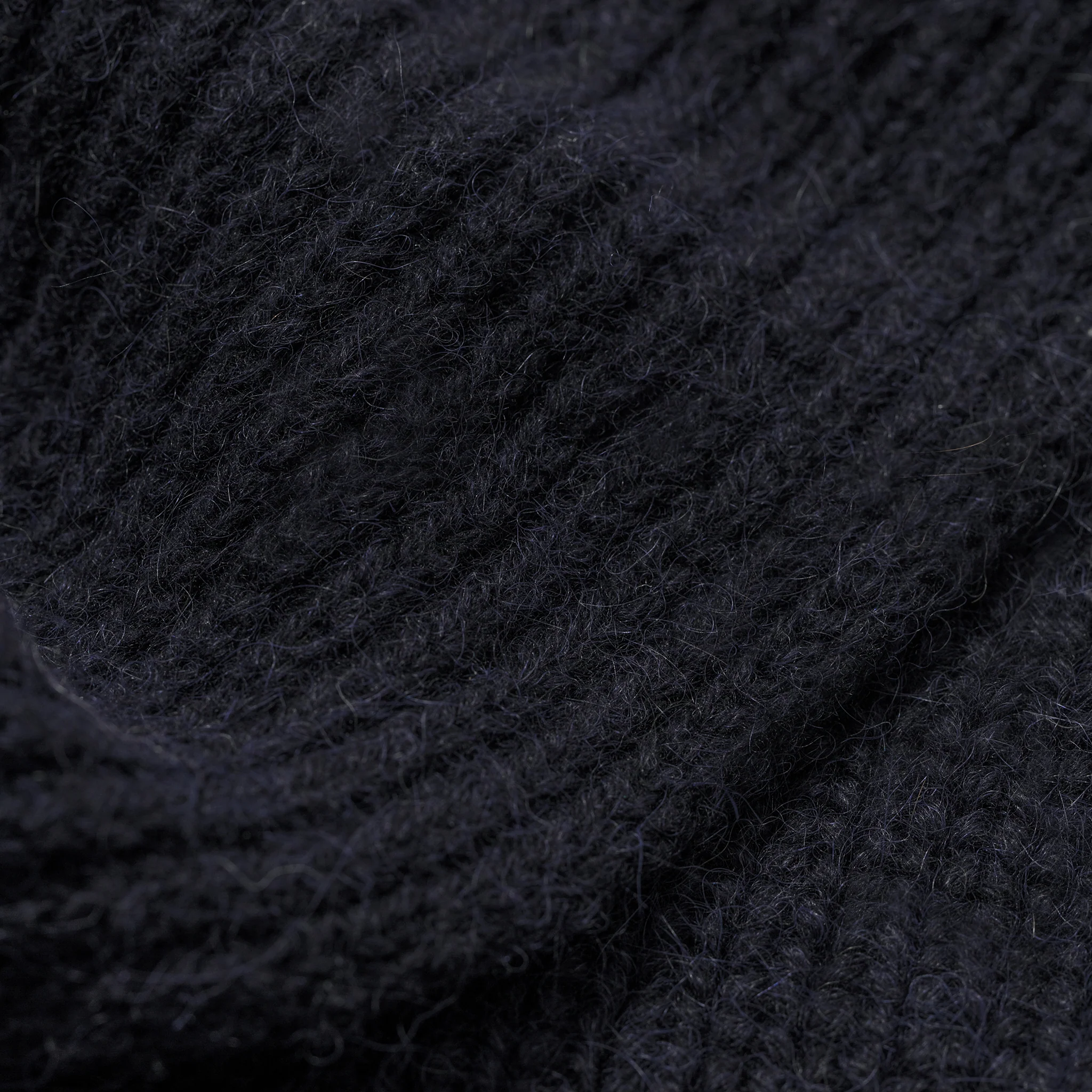 The Scarf in Navy Alpaca - Image 2