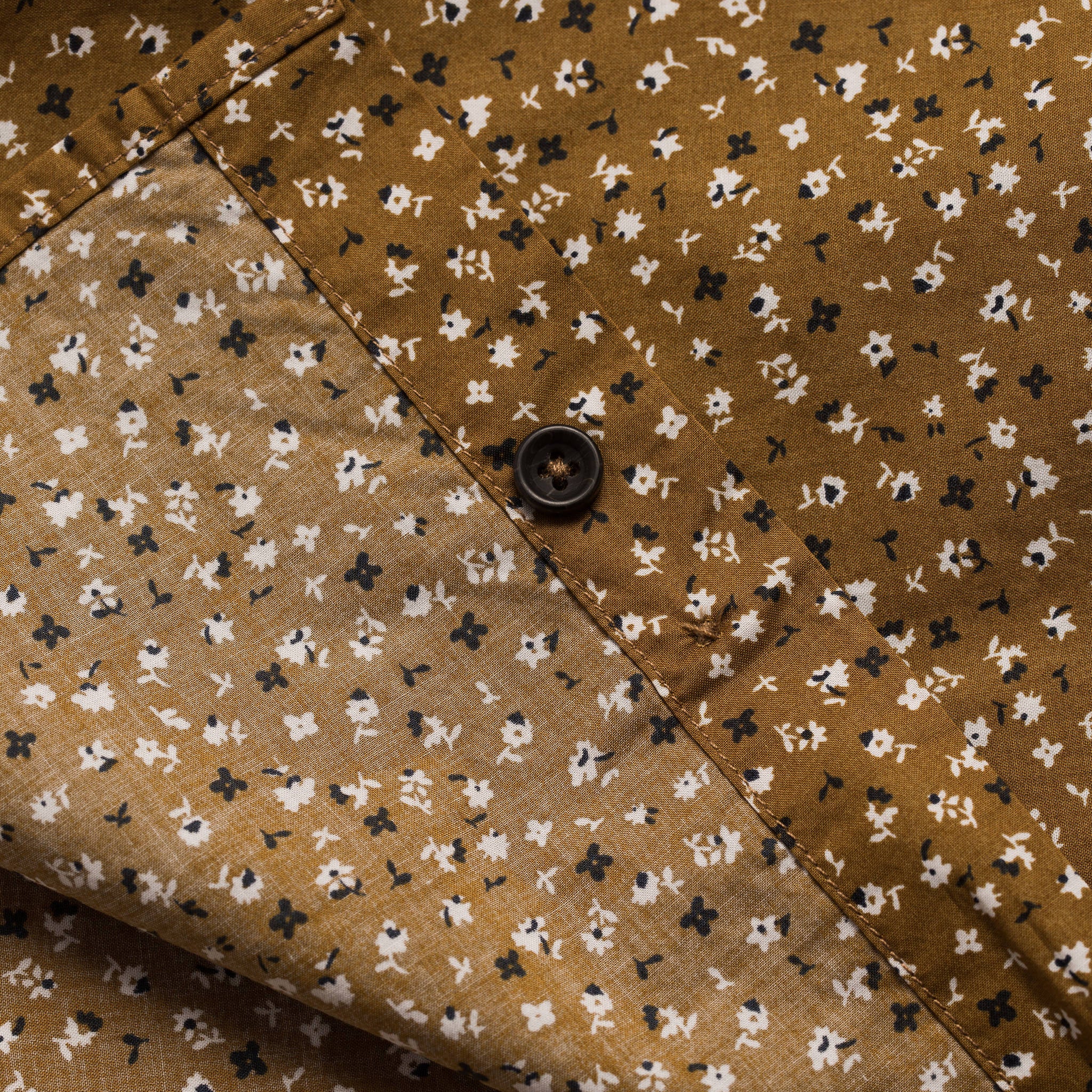 The Short Sleeve Bandit in Fatigue Brown Mini Floral - Image 9