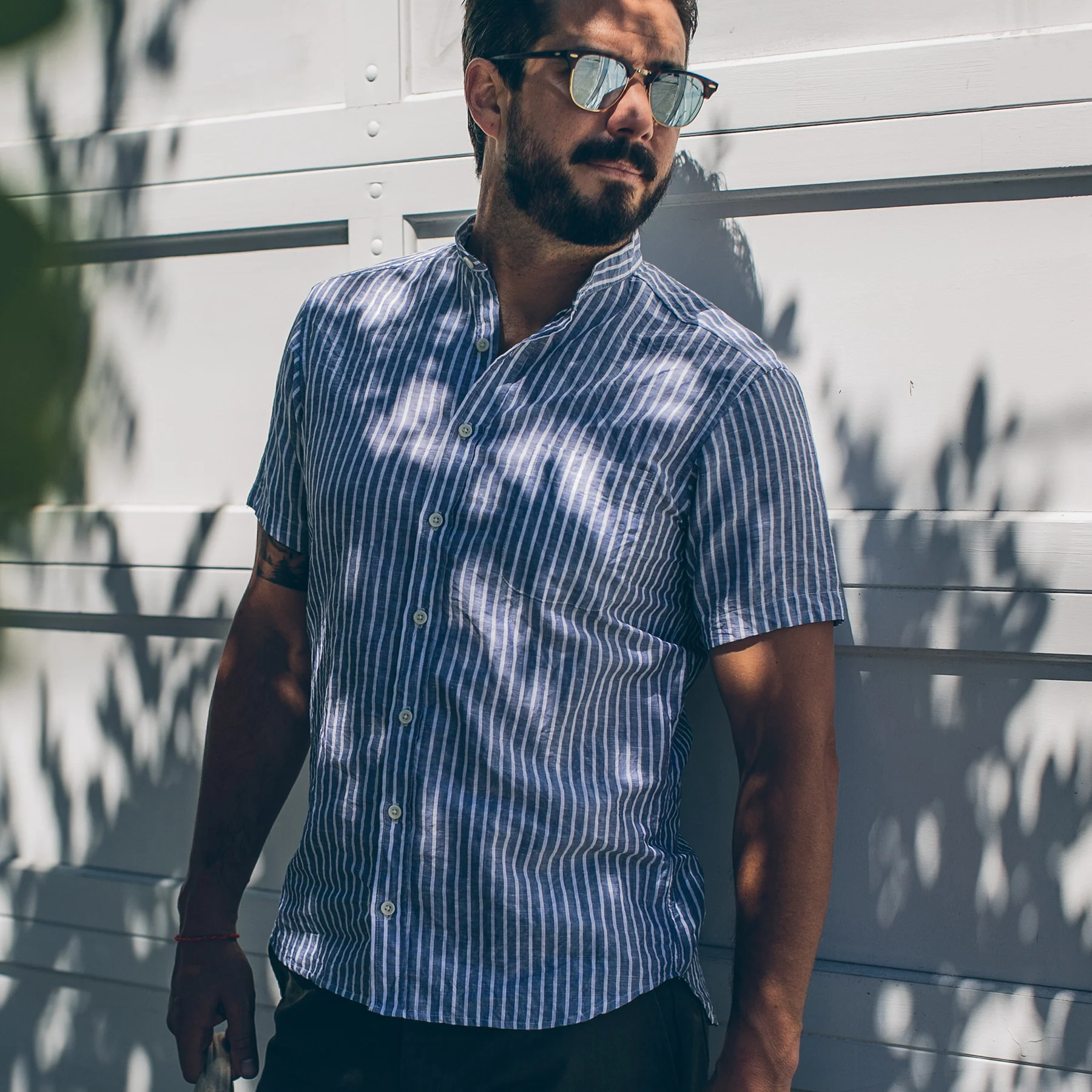 The Bandit in Blue & White Stripe - Image 4