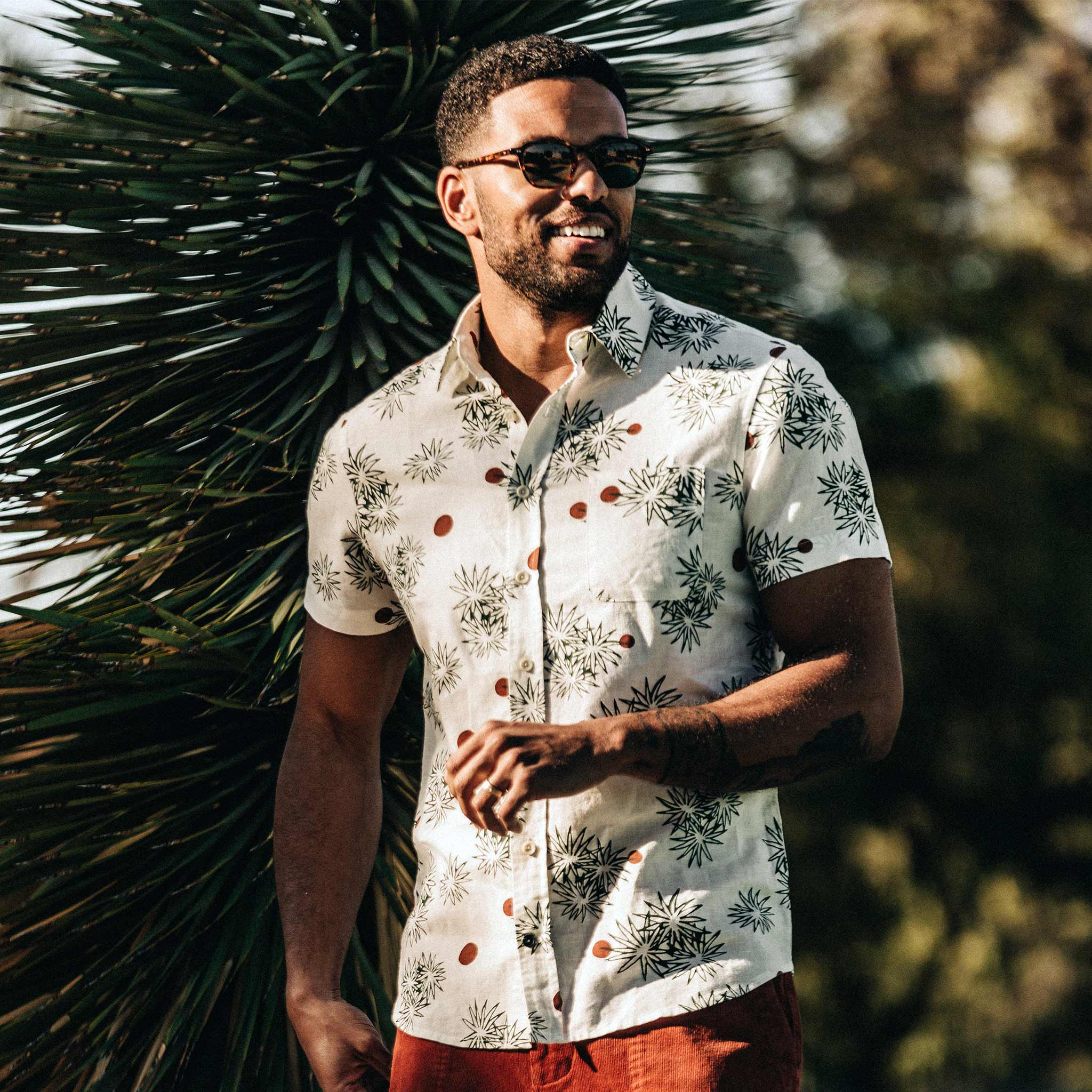 The Short Sleeve California in Palms - Image 2