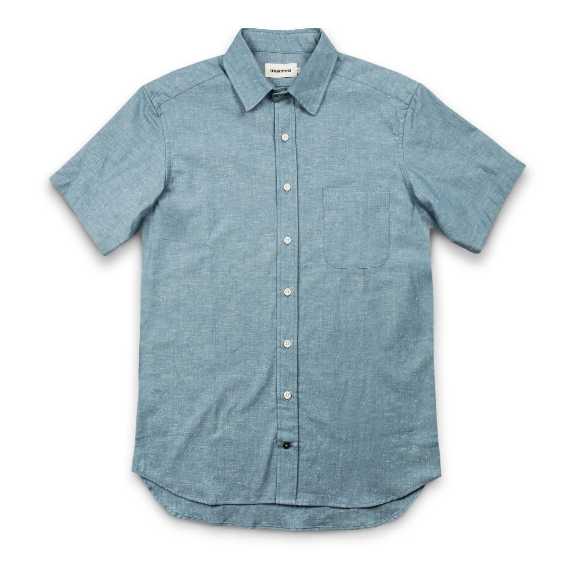 The Short Sleeve California in Slub Chambray - Image 6
