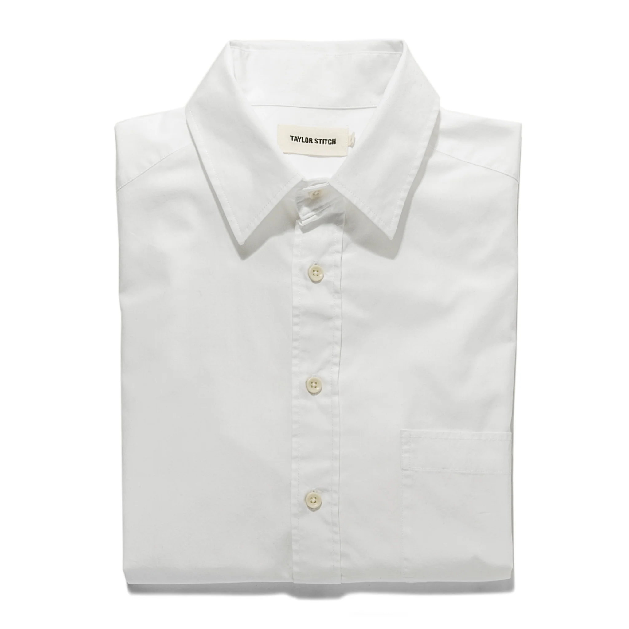 The Short Sleeve California in White Poplin - Image 8