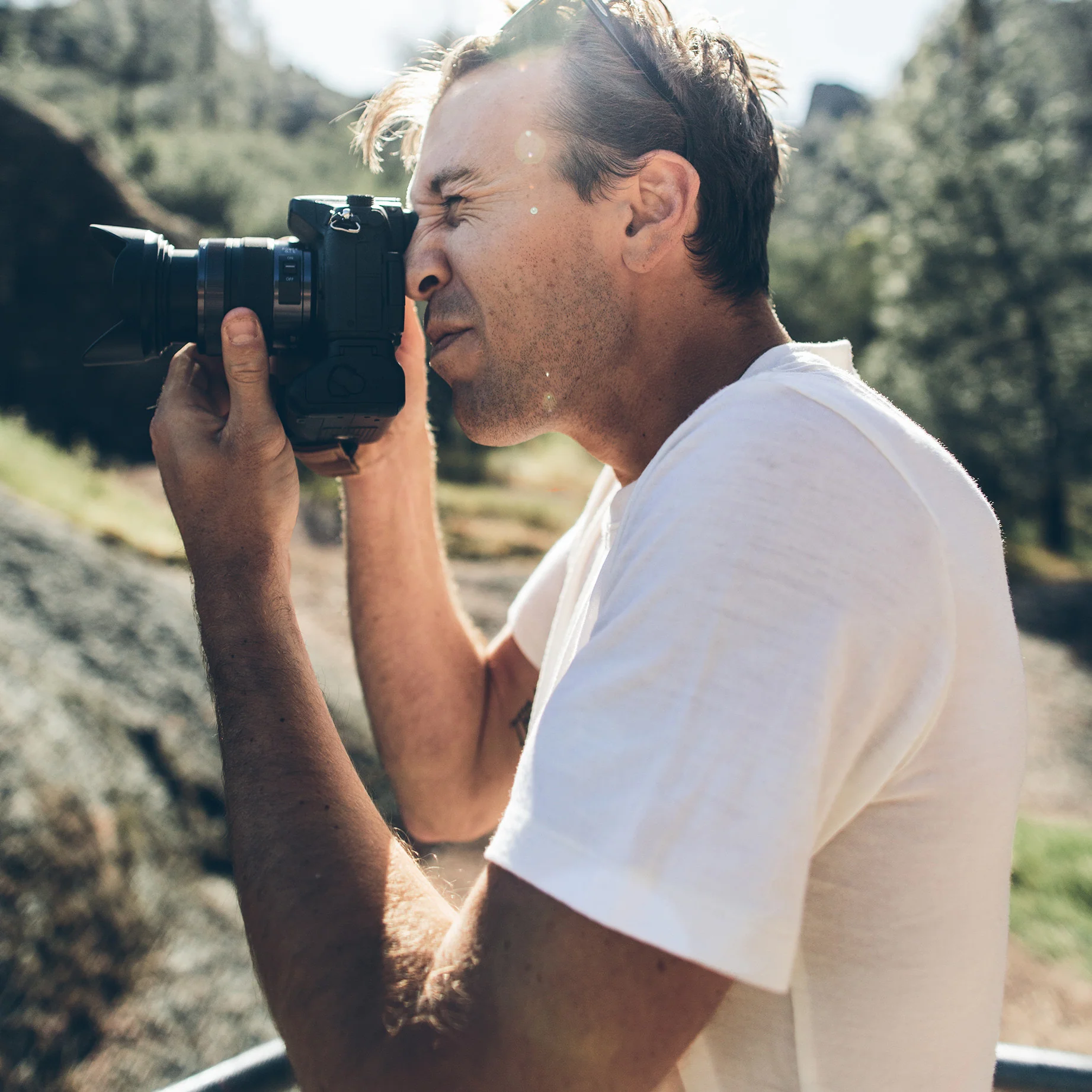 The Short Sleeve Henley in Natural Merino - Image 3