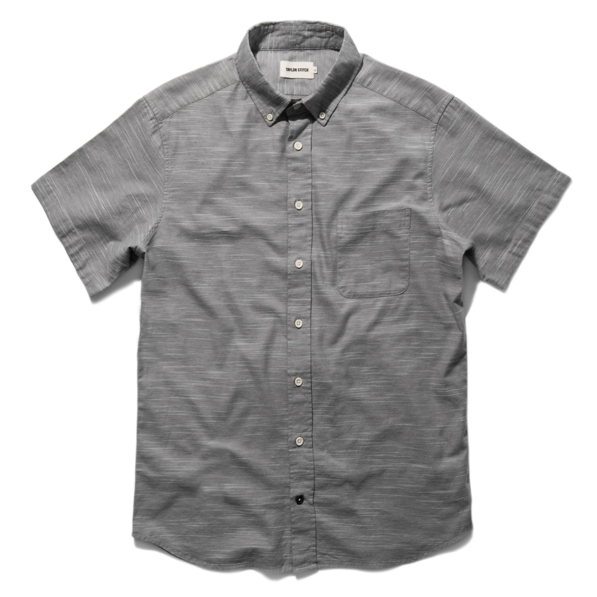 The Short Sleeve Jack in Grey Dobby