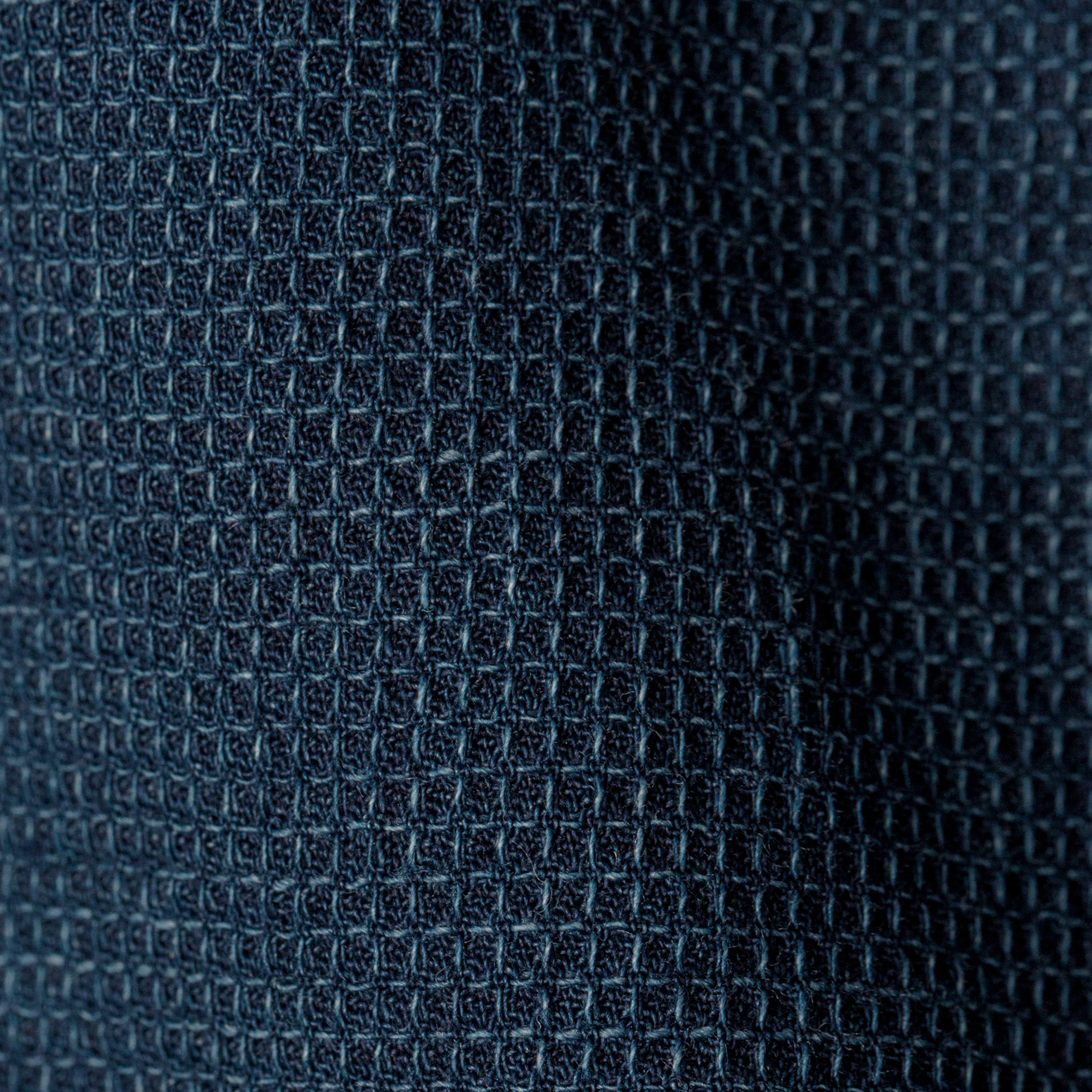 The Short Sleeve Jack in Mini Indigo Waffle - Image 8