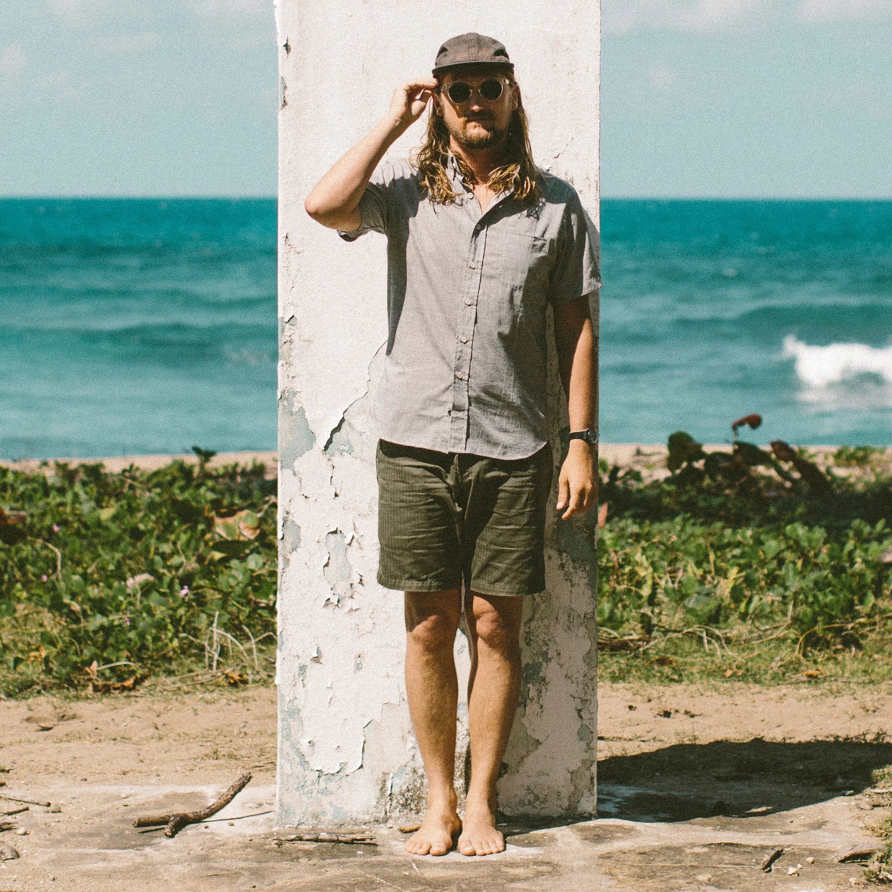 The Short Sleeve Jack in Steel Chambray - Image 5