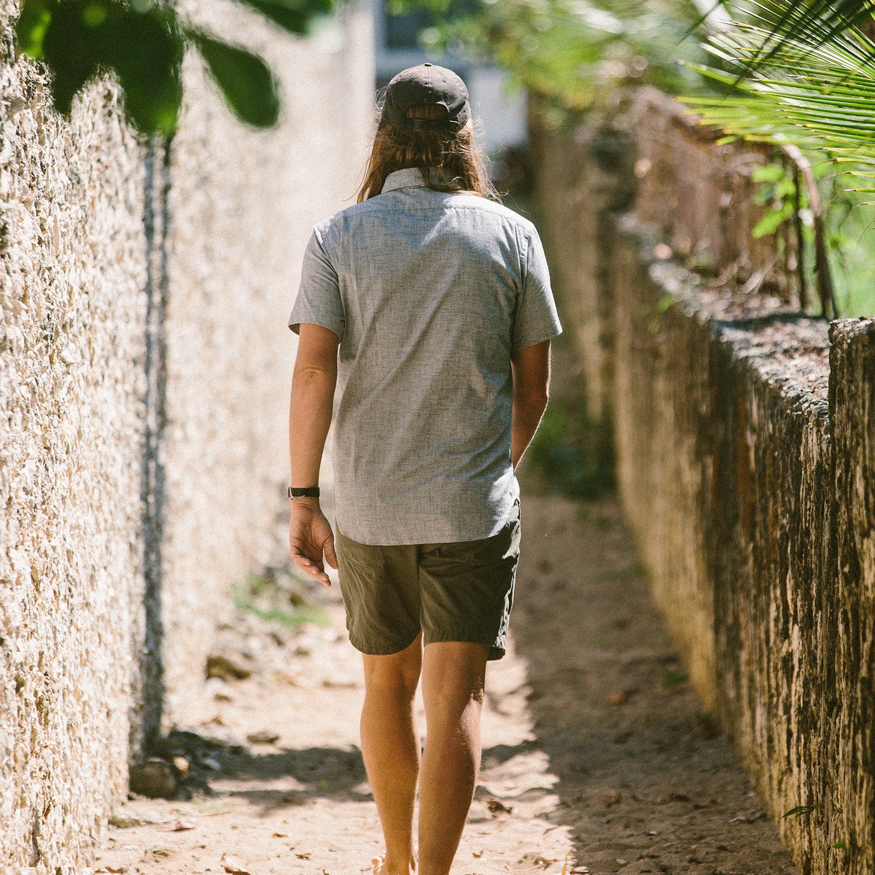 The Short Sleeve Jack in Steel Chambray - Image 6