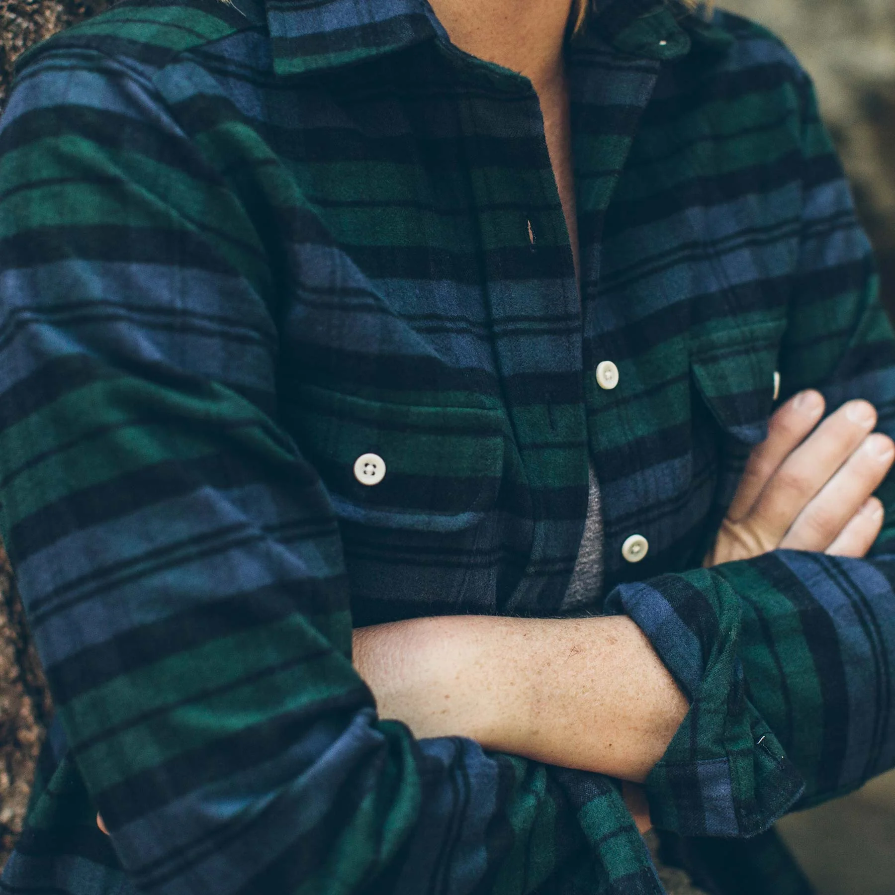 The Sierra Shirt in Blackwatch Plaid - Image 4