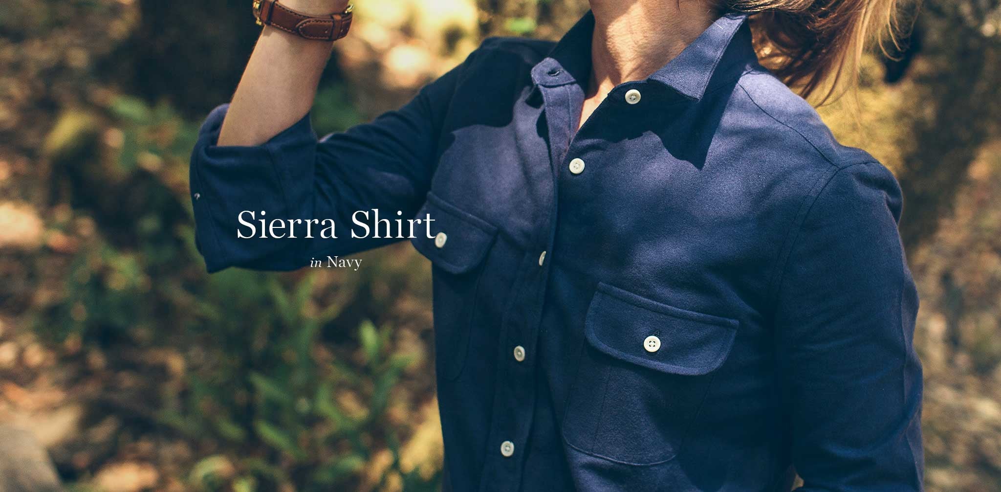 The Sierra Shirt in Navy - Image 6