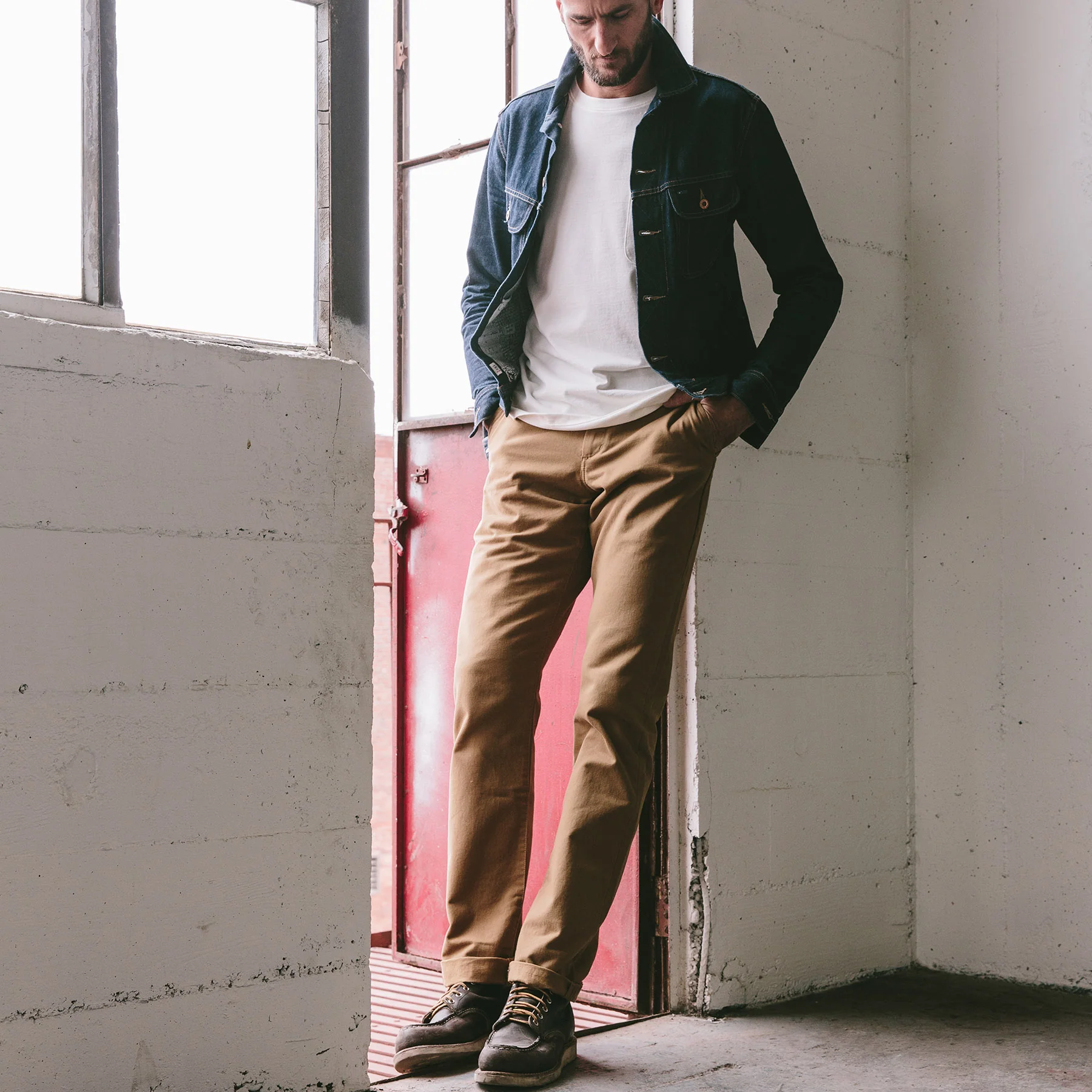 The Slim Chino in British Khaki - Image 2