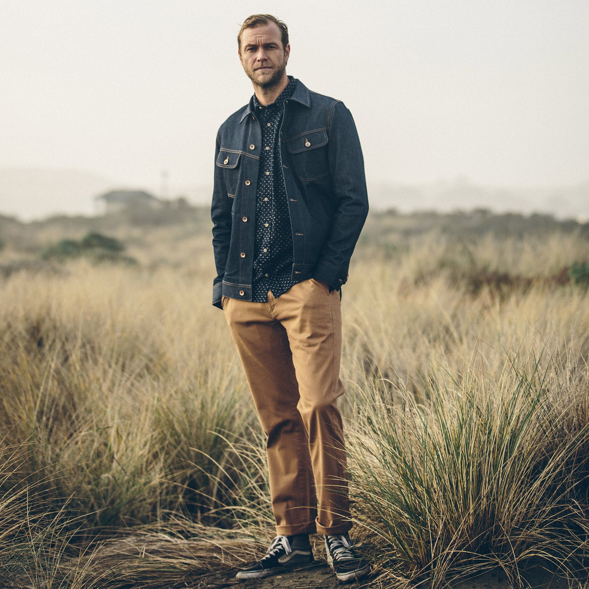 The Slim Chino in Organic British Khaki - Image 2