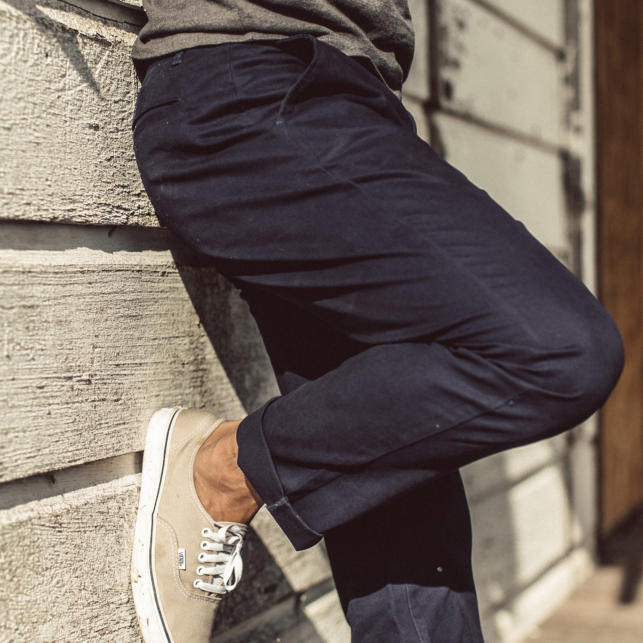 The Slim Chino in Organic Navy - Image 4