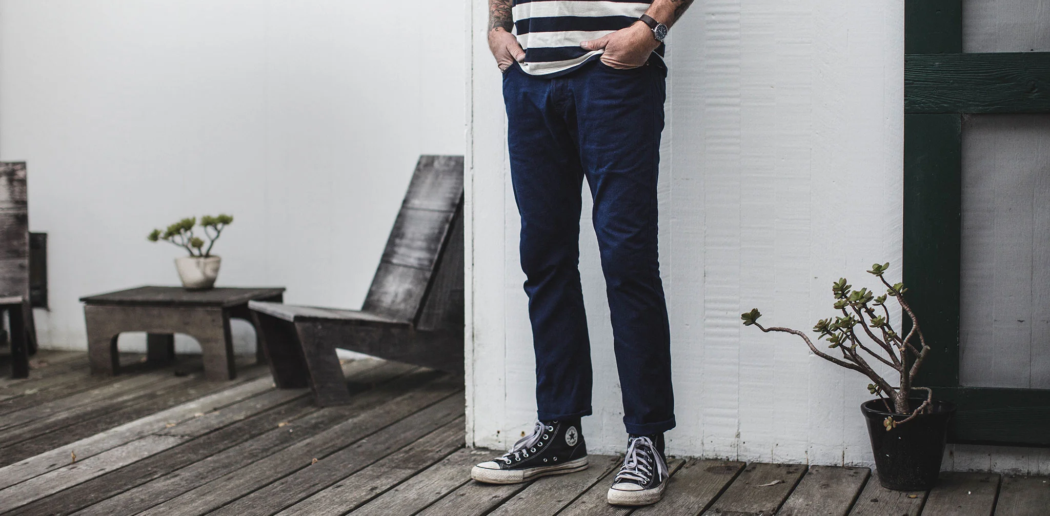The Slim Jean in Double Indigo Standard - Image 12