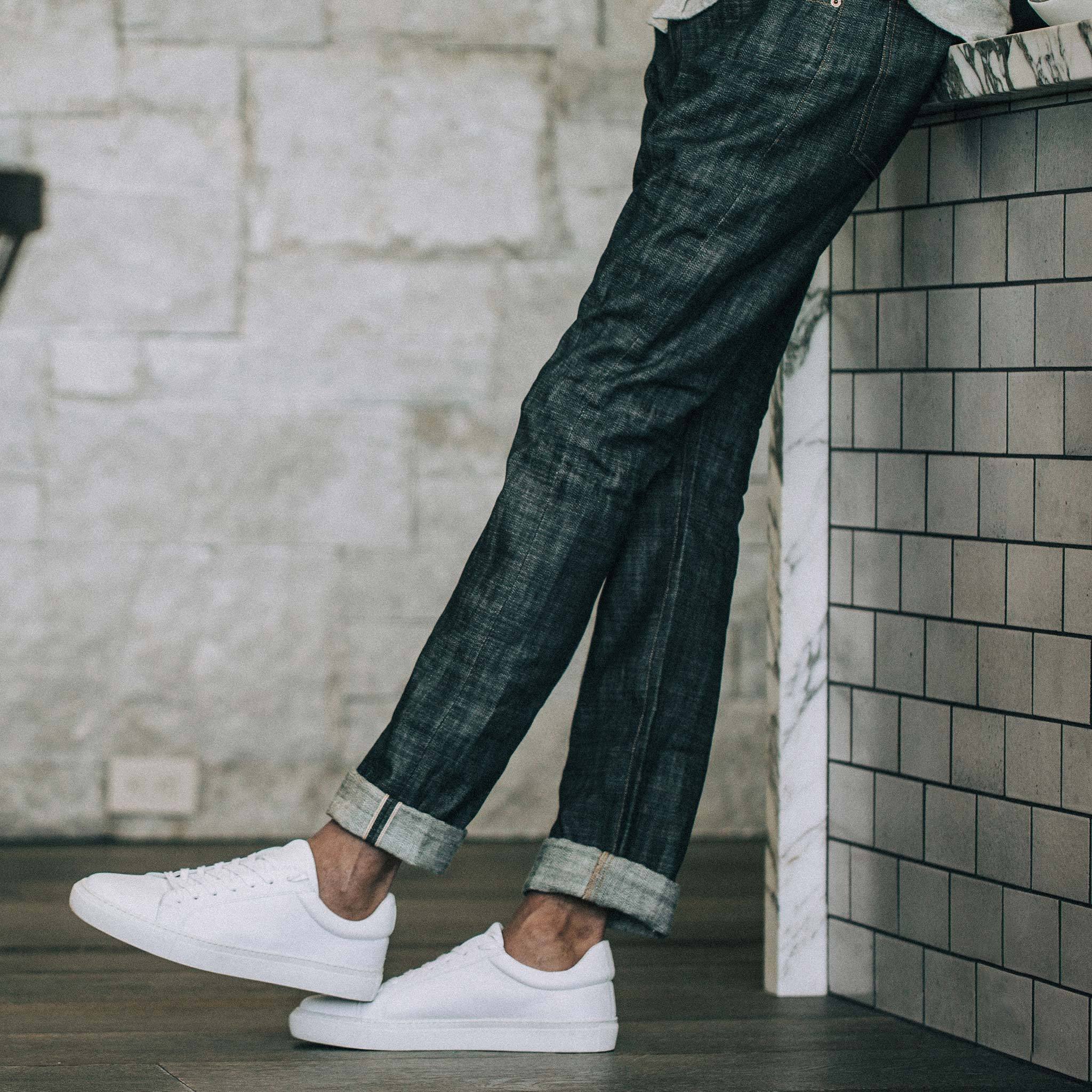The Slim Jean in Green Cast Selvage - Image 4