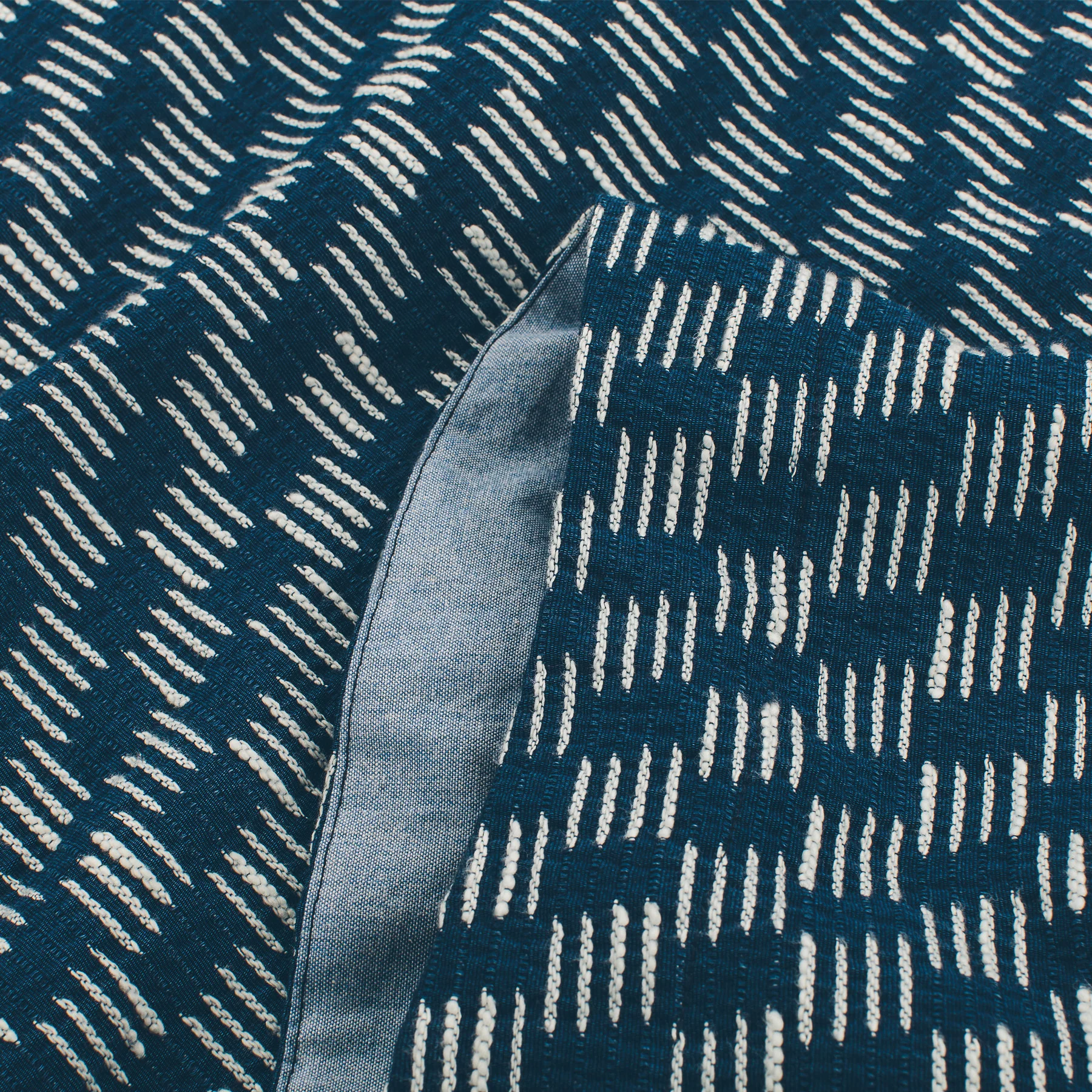 The Sonoma Top in Indigo Jacquard - Image 3
