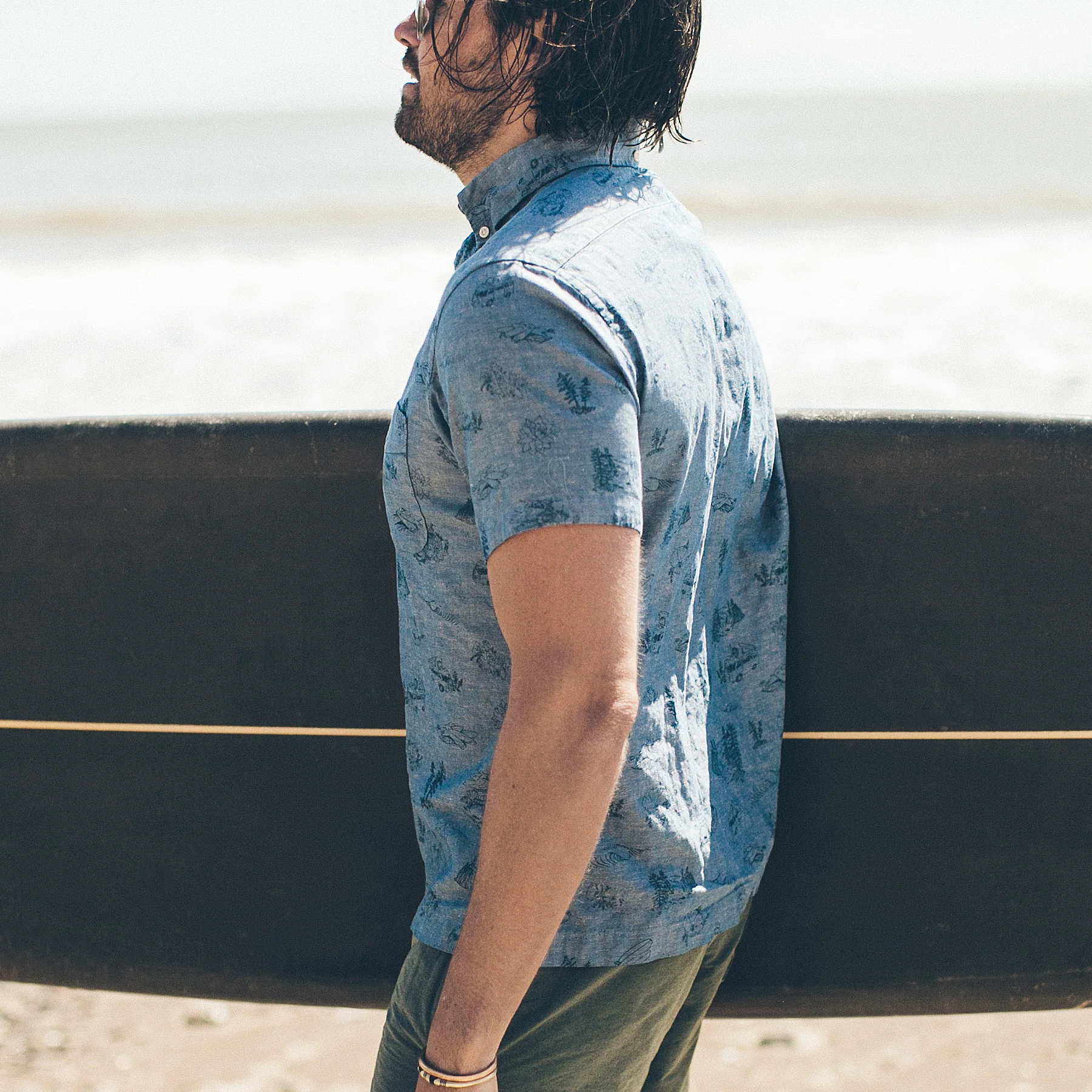 The Popover in Navy Aloha - Image 6