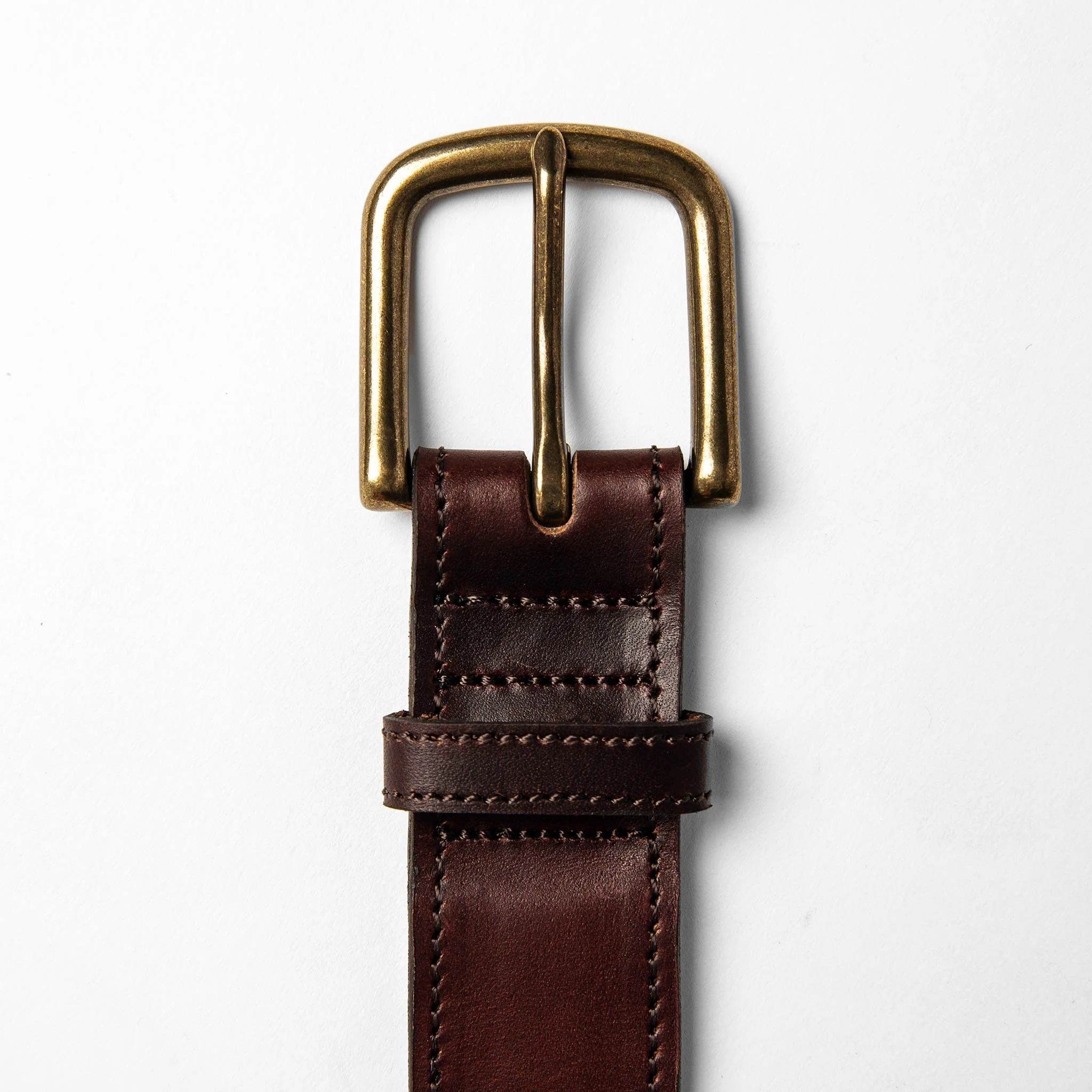 The Stitched Belt in Espresso - Image 3