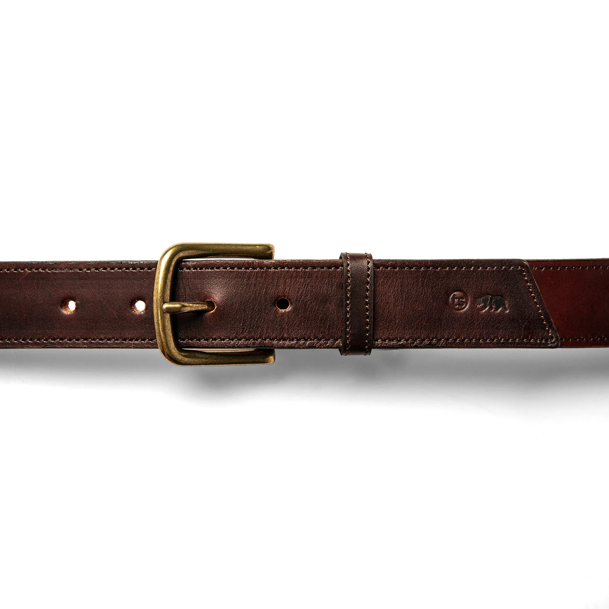 The Stitched Belt in Espresso - Image 5