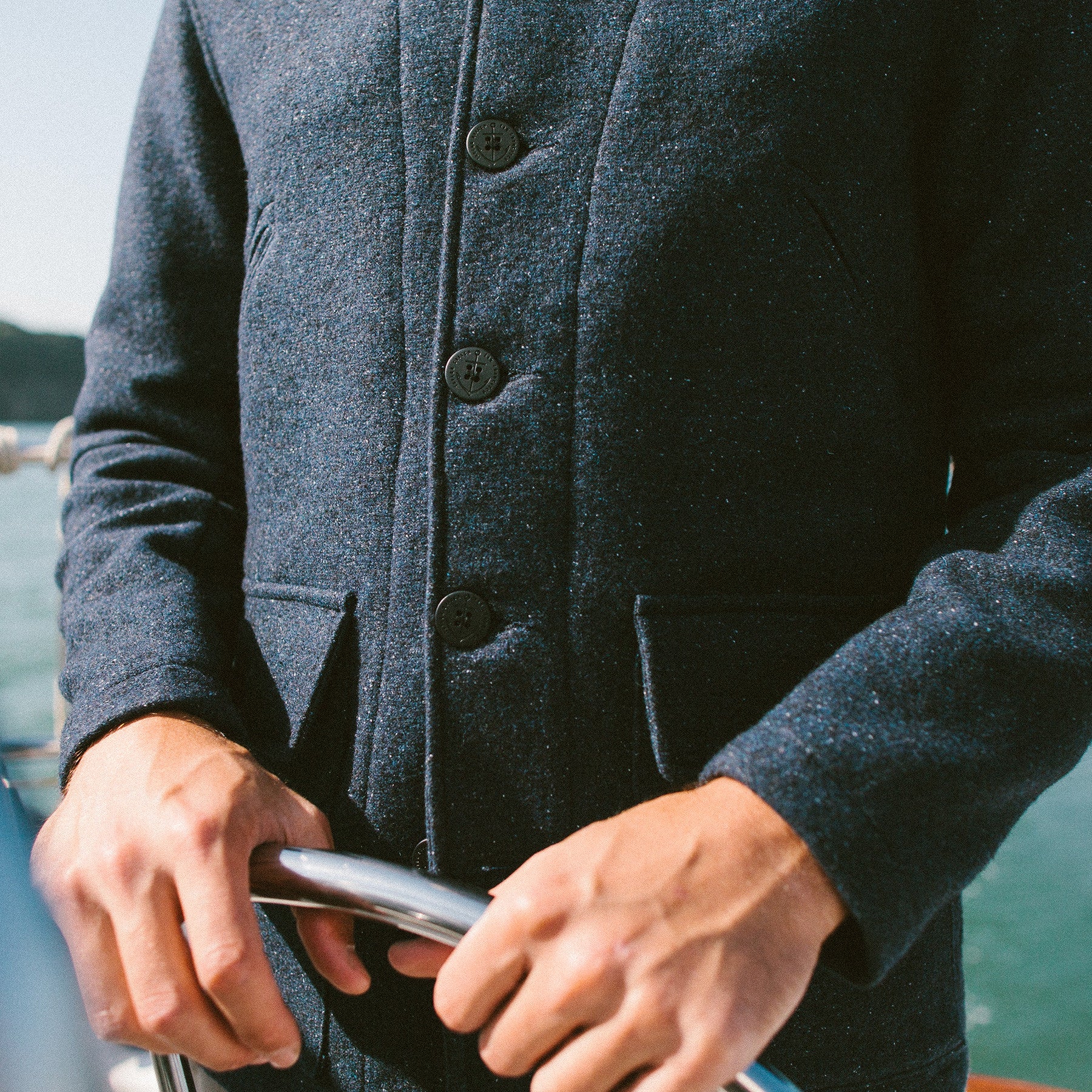 The Submariner in Navy Donegal Lambswool - Image 5