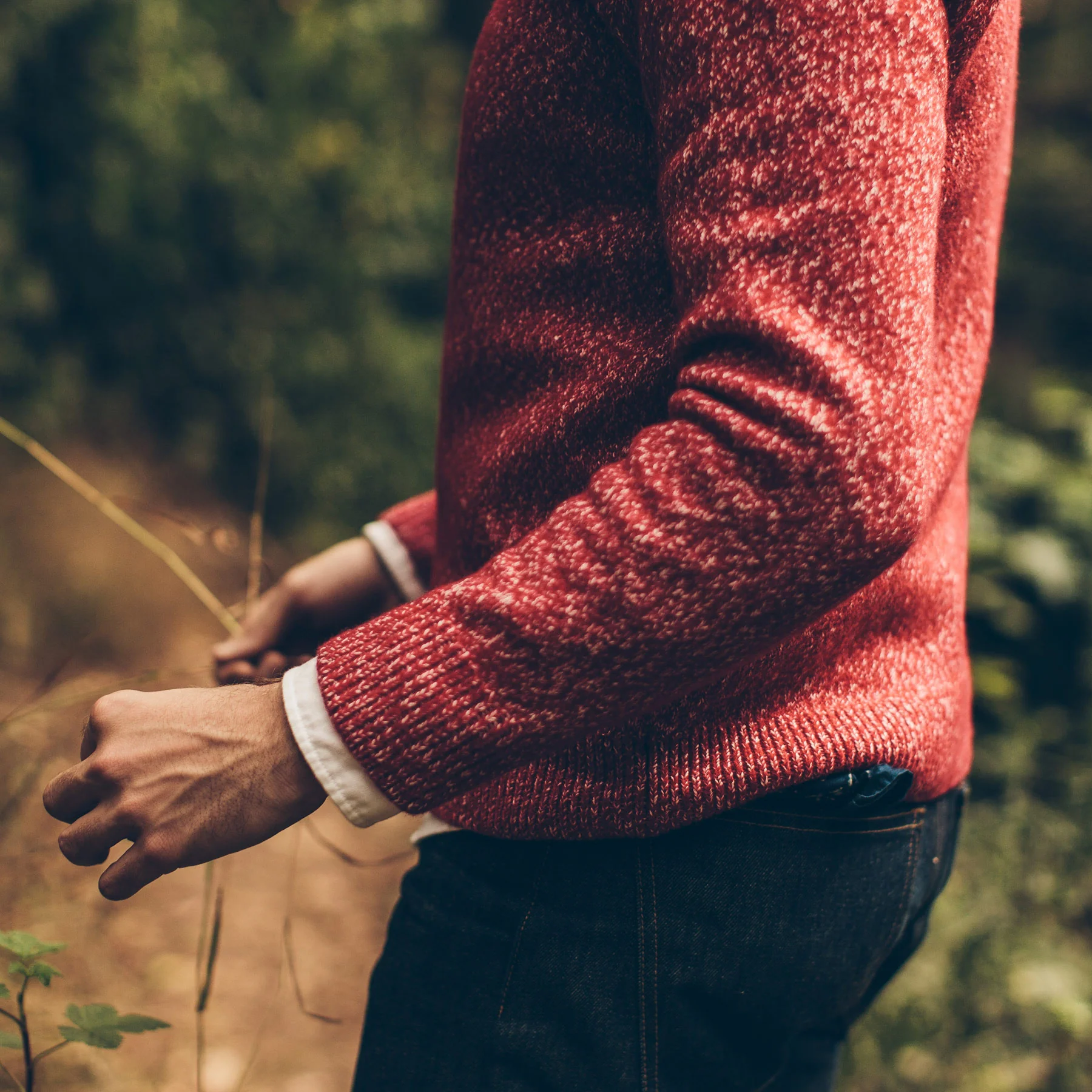 The Summit Sweater in Red - Image 4