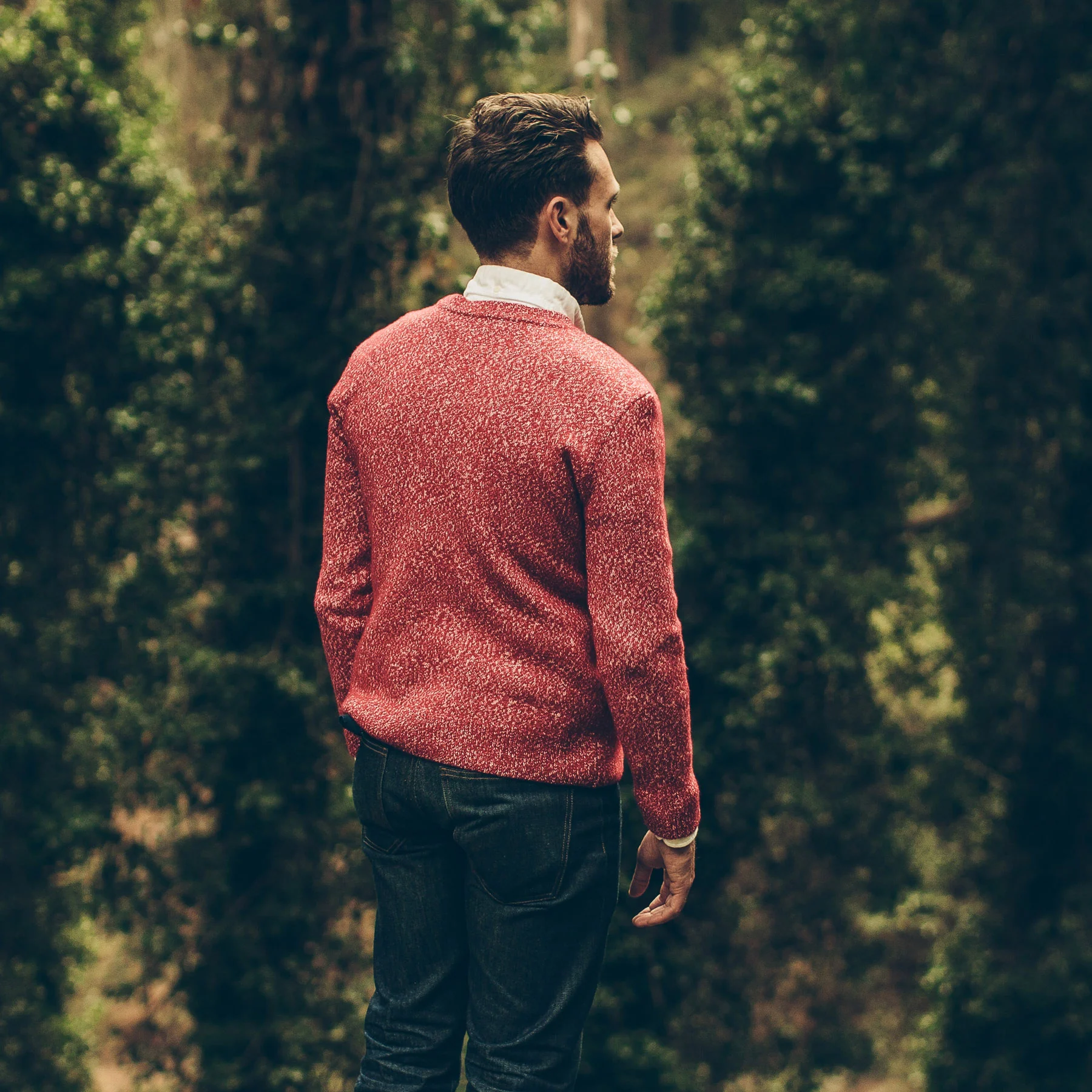 The Summit Sweater in Red - Image 5