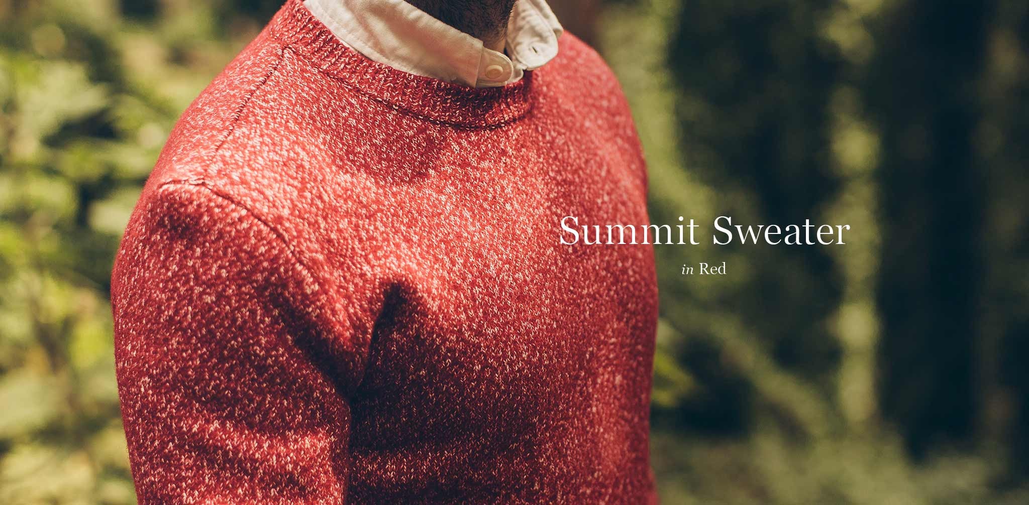The Summit Sweater in Red - Image 7