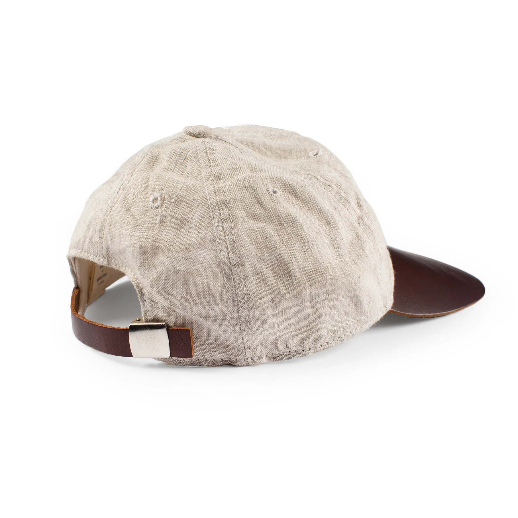 The Sun Cap in Natural Linen - Image 5